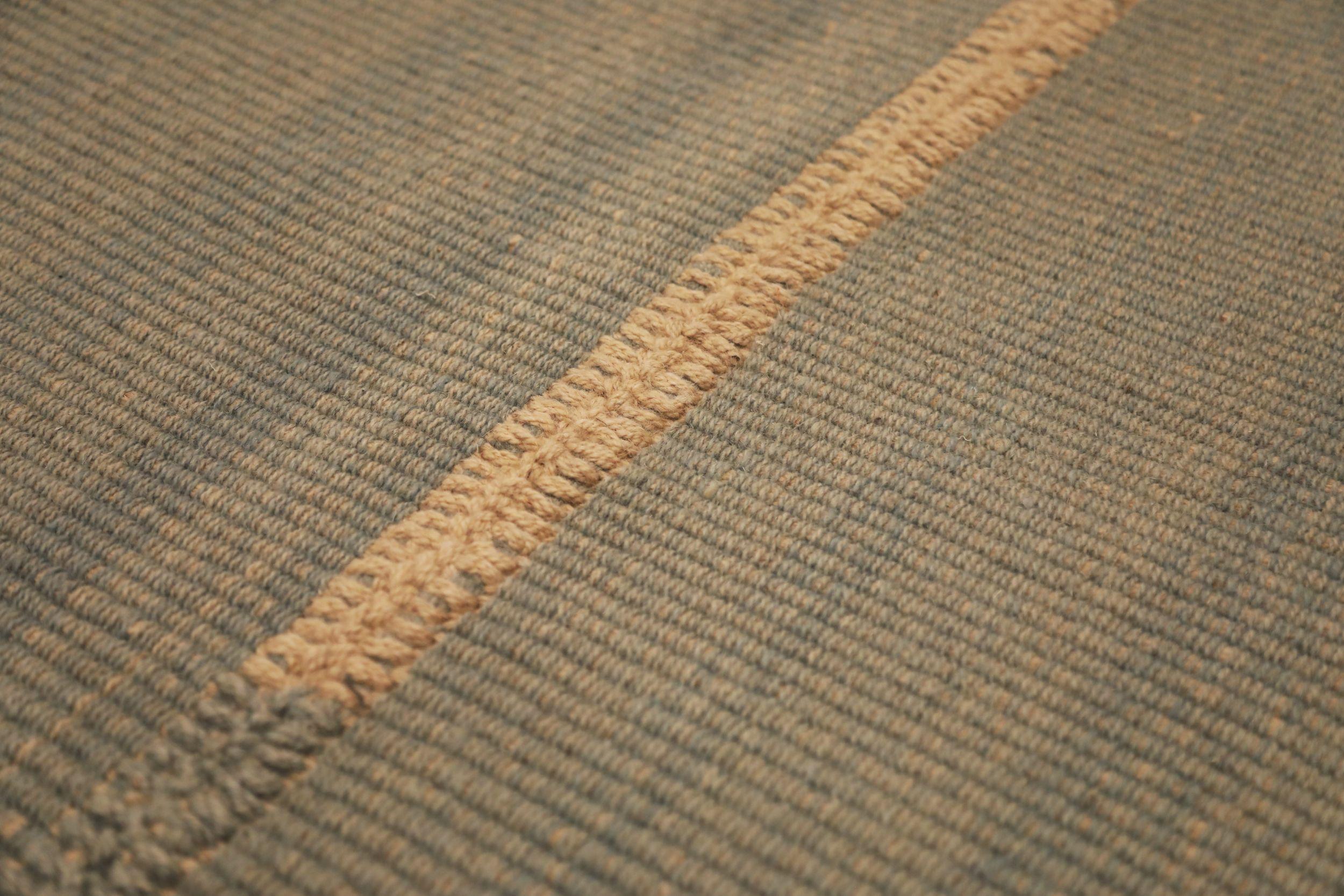 Alfombra Persa Natural Collection Pequeña - Lana Azul Gris Amarillo - 93782 Anudado a mano en venta