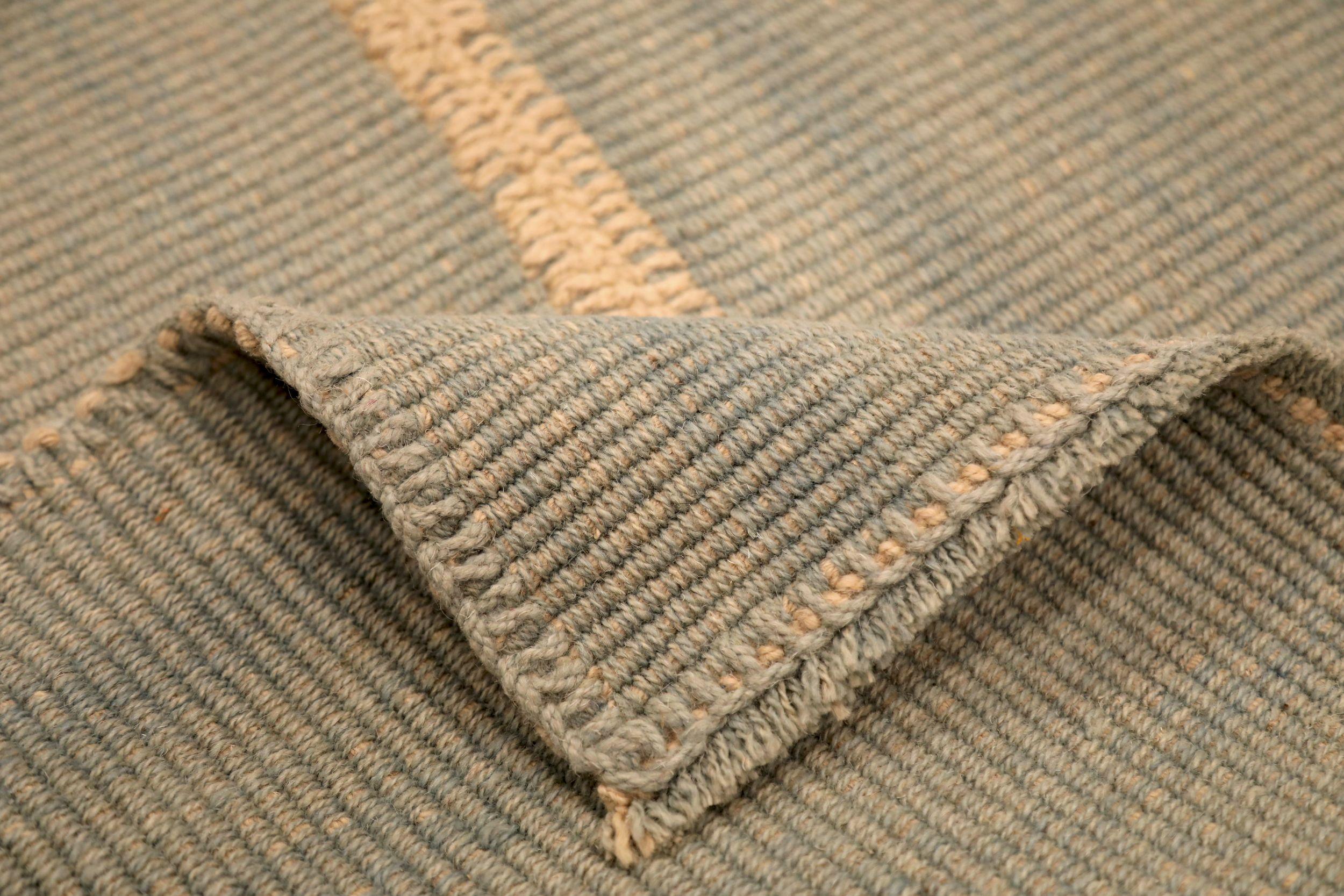 Alfombra Persa Natural Collection Pequeña - Lana Azul Gris Amarillo - 93782 en Excelente estado para la venta en Dallas, TX