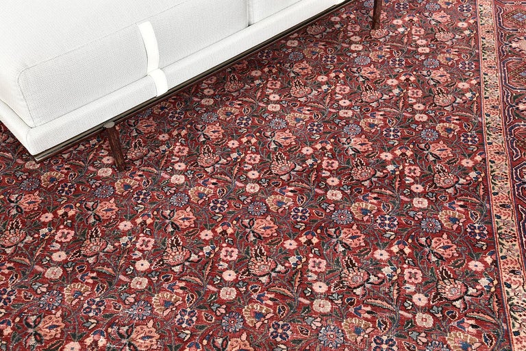Persian Natural Dye Bidjar Rug For Sale at 1stDibs