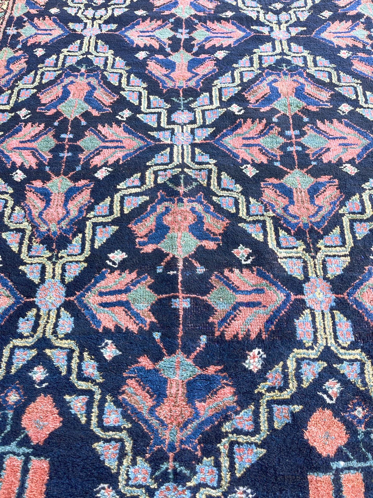 Persian Antique Tribal Rug In Good Condition For Sale In San Diego, CA