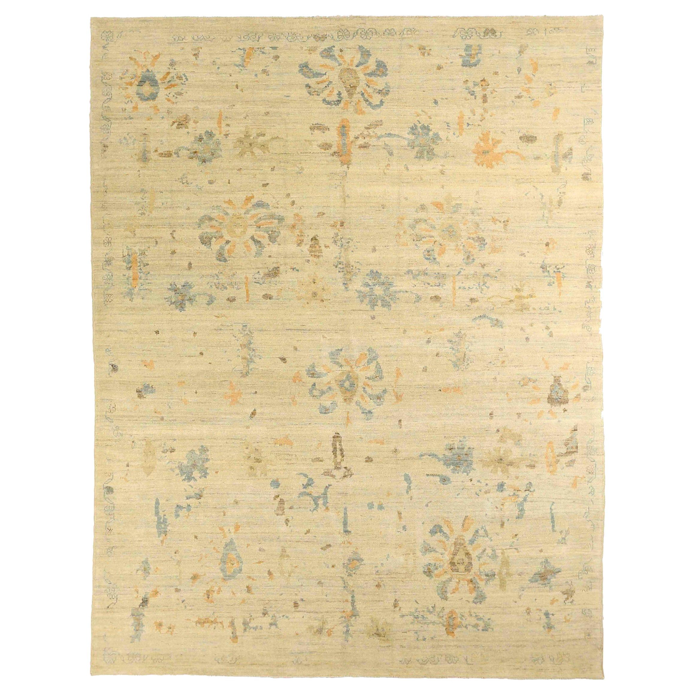 Alfombras Persas Oushak Circa 1990 - 67064