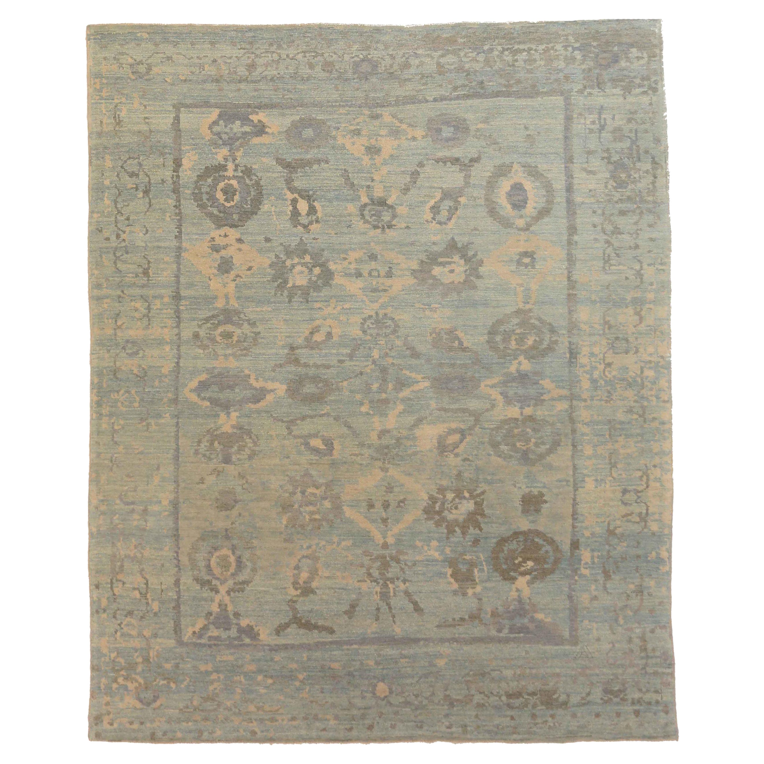 Persische Oushak-Teppiche Circa 1990 - 68067 im Angebot
