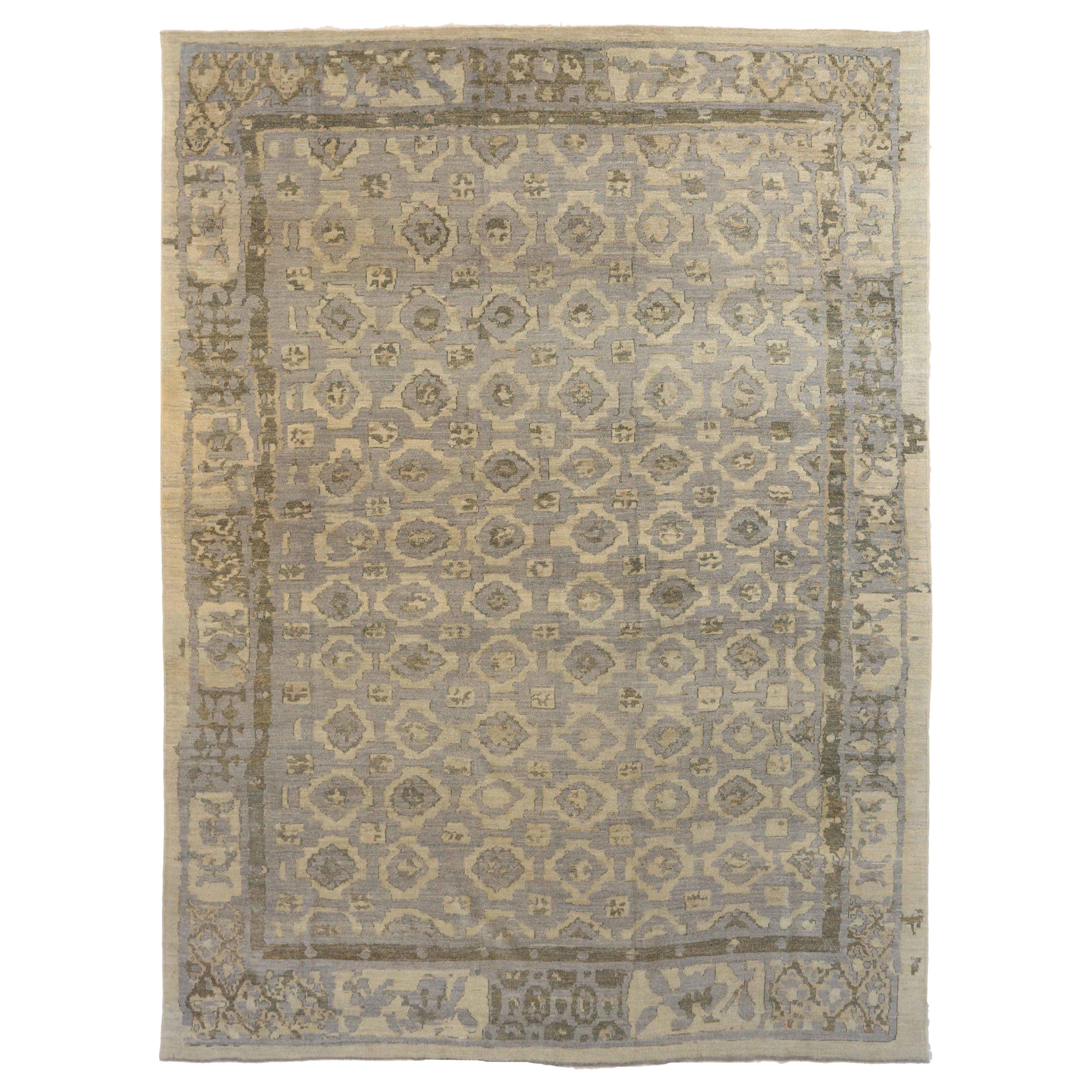 Persian Oushak Area Rugs Circa 1990 - 68558