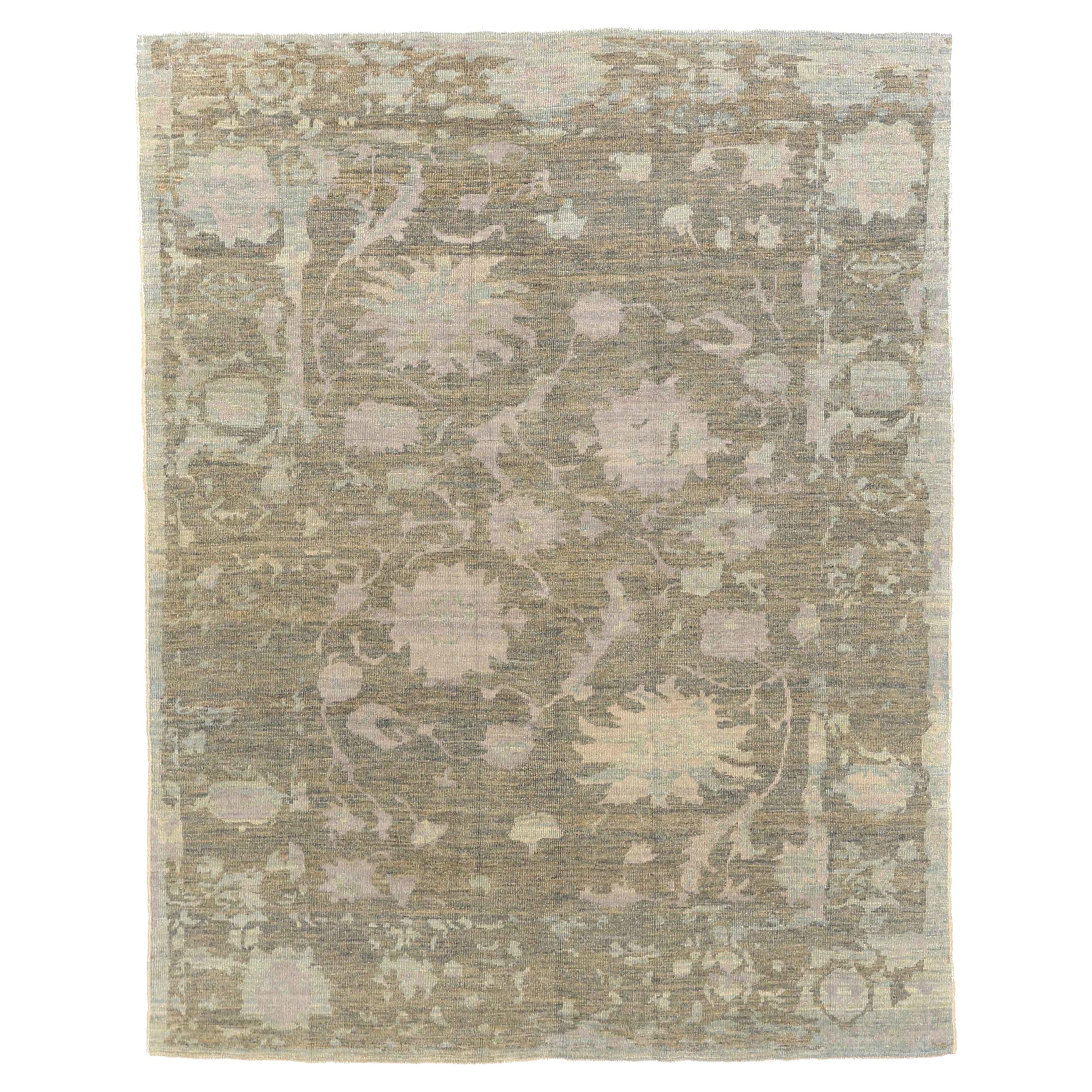 Tapis persans Oushak vers 1990 - 68618
