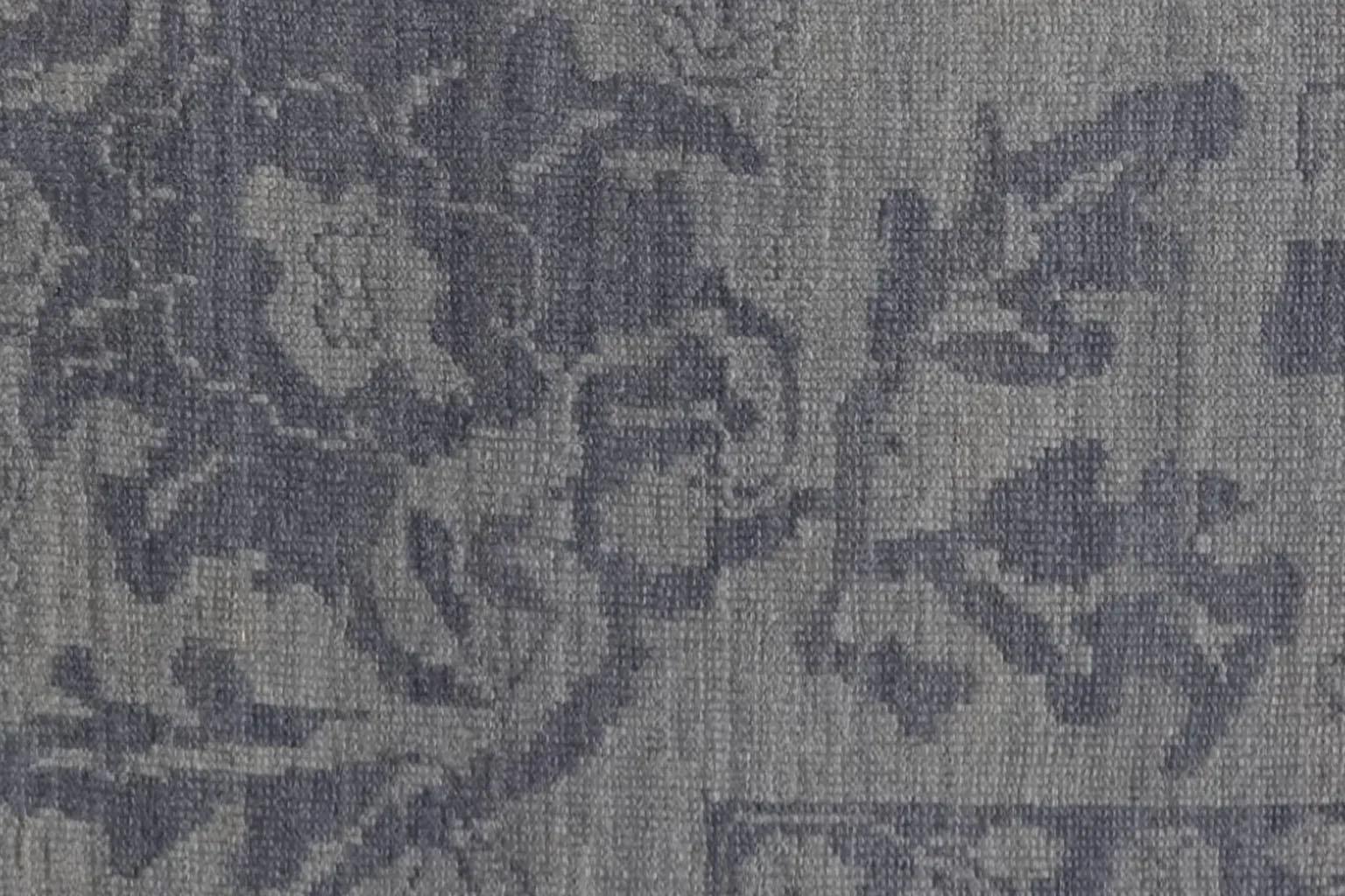 Persian Oushak Area Rugs Circa 1990 - Taupe Brown For Sale 1
