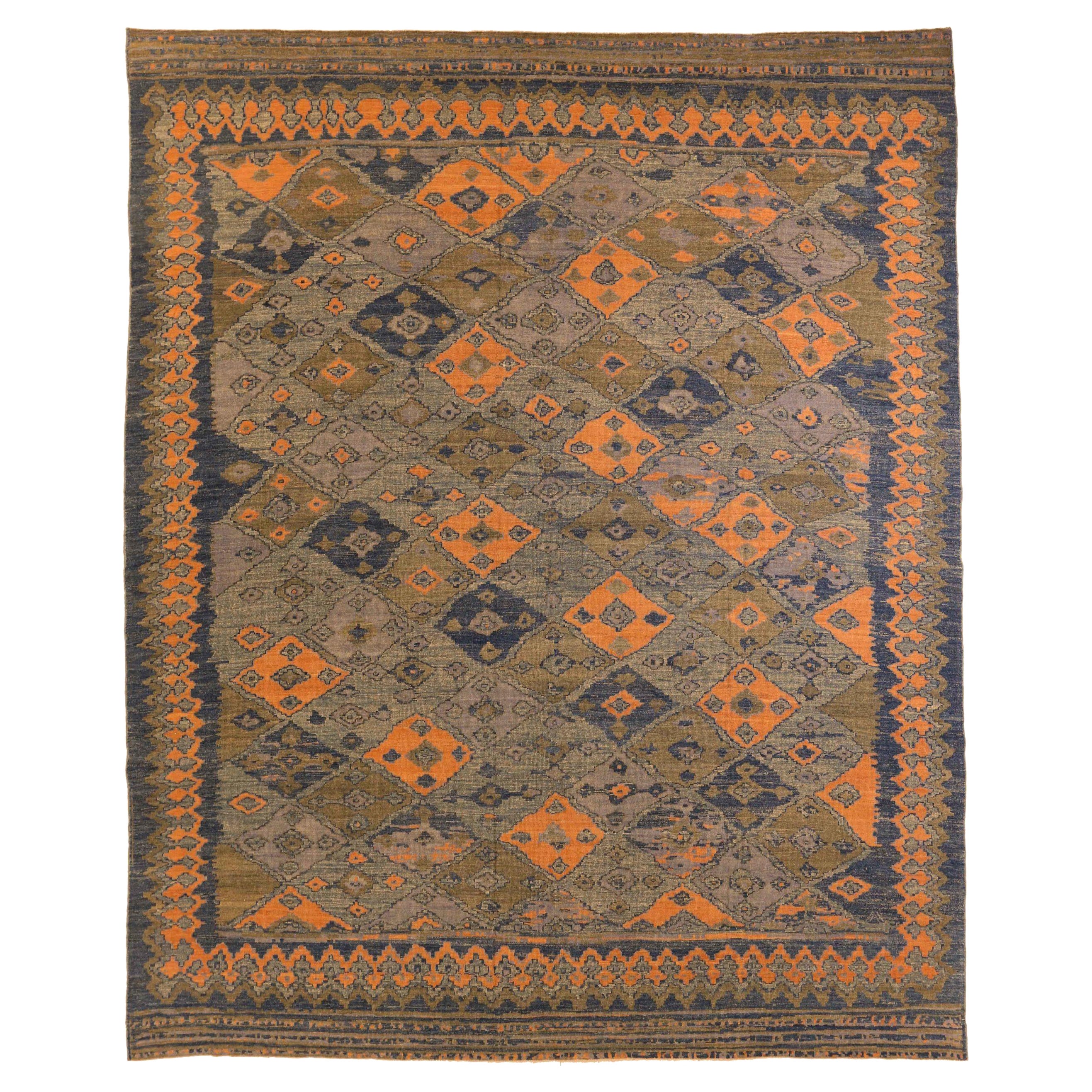 Tapis persans Oushak vers 1990 - 68751 en vente