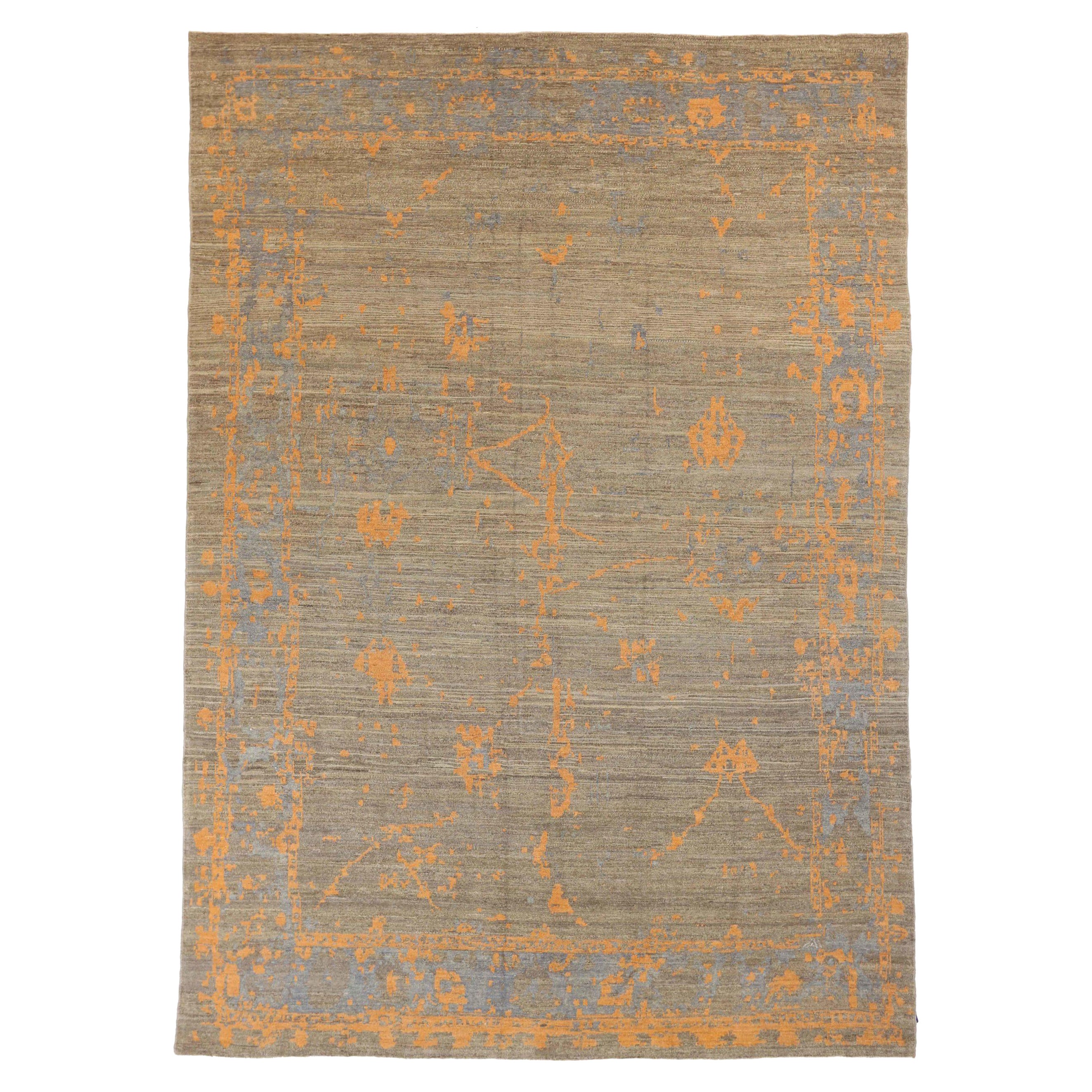 Tapis persans Oushak vers 1990 - 68982