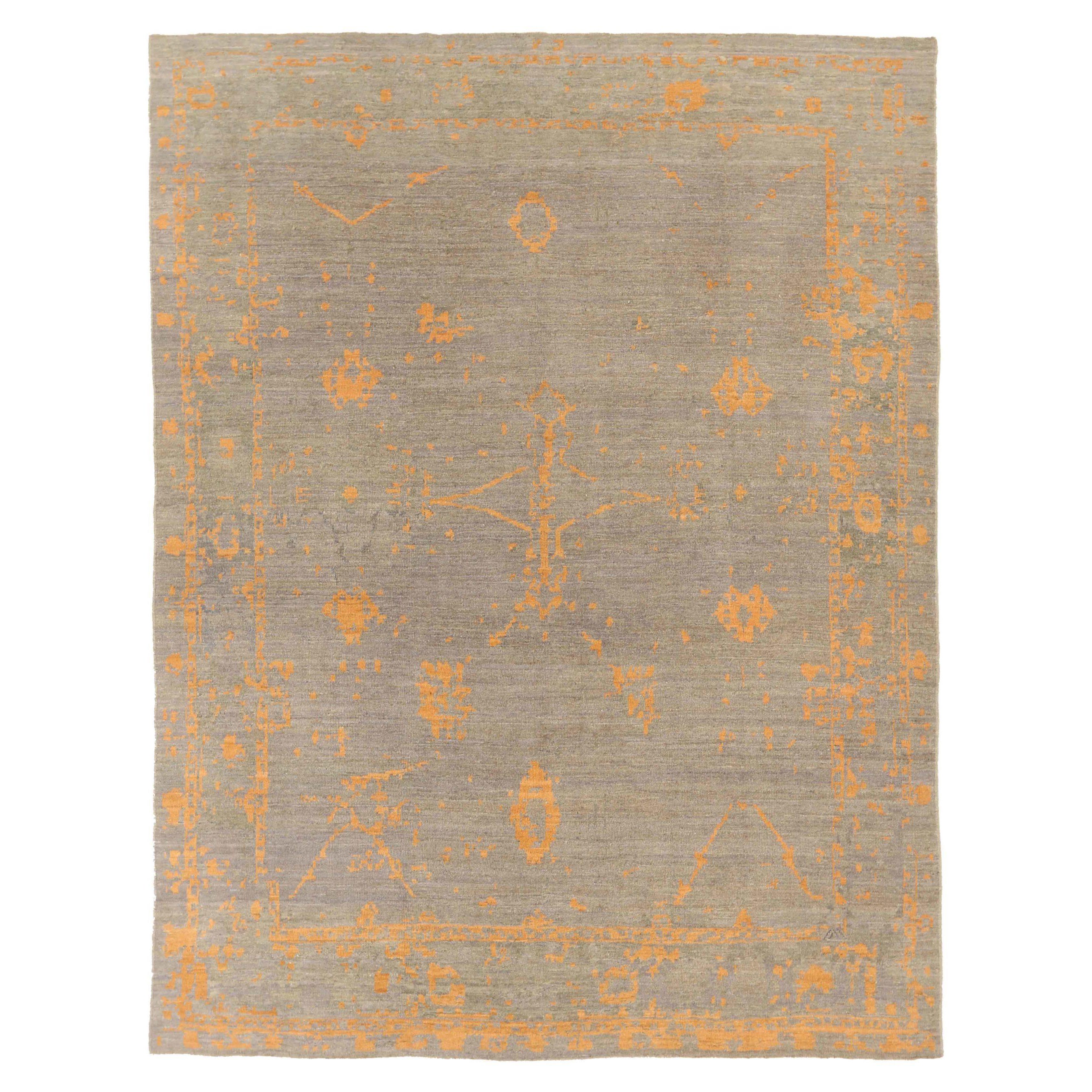 Tapis persans Oushak vers 1990 - 69043
