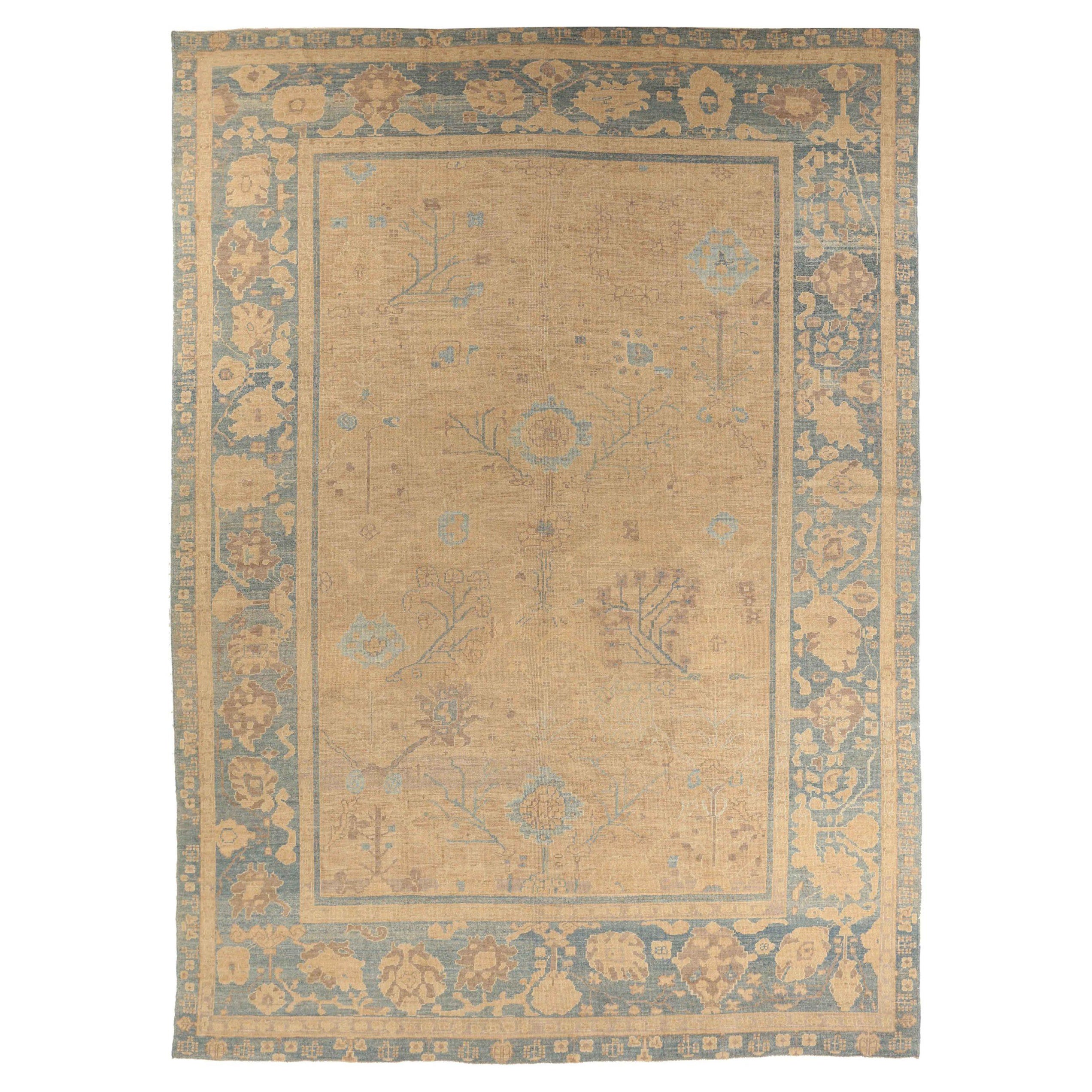 Persian Oushak Area Rugs Circa 1990 - 69134