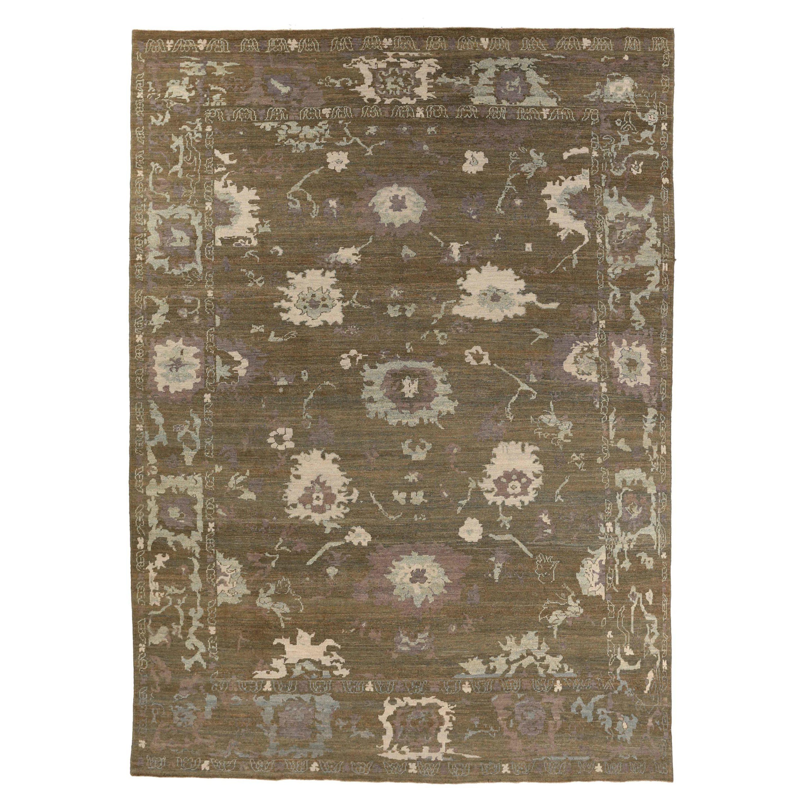 Persian Oushak Area Rugs Circa 1990 - 69177