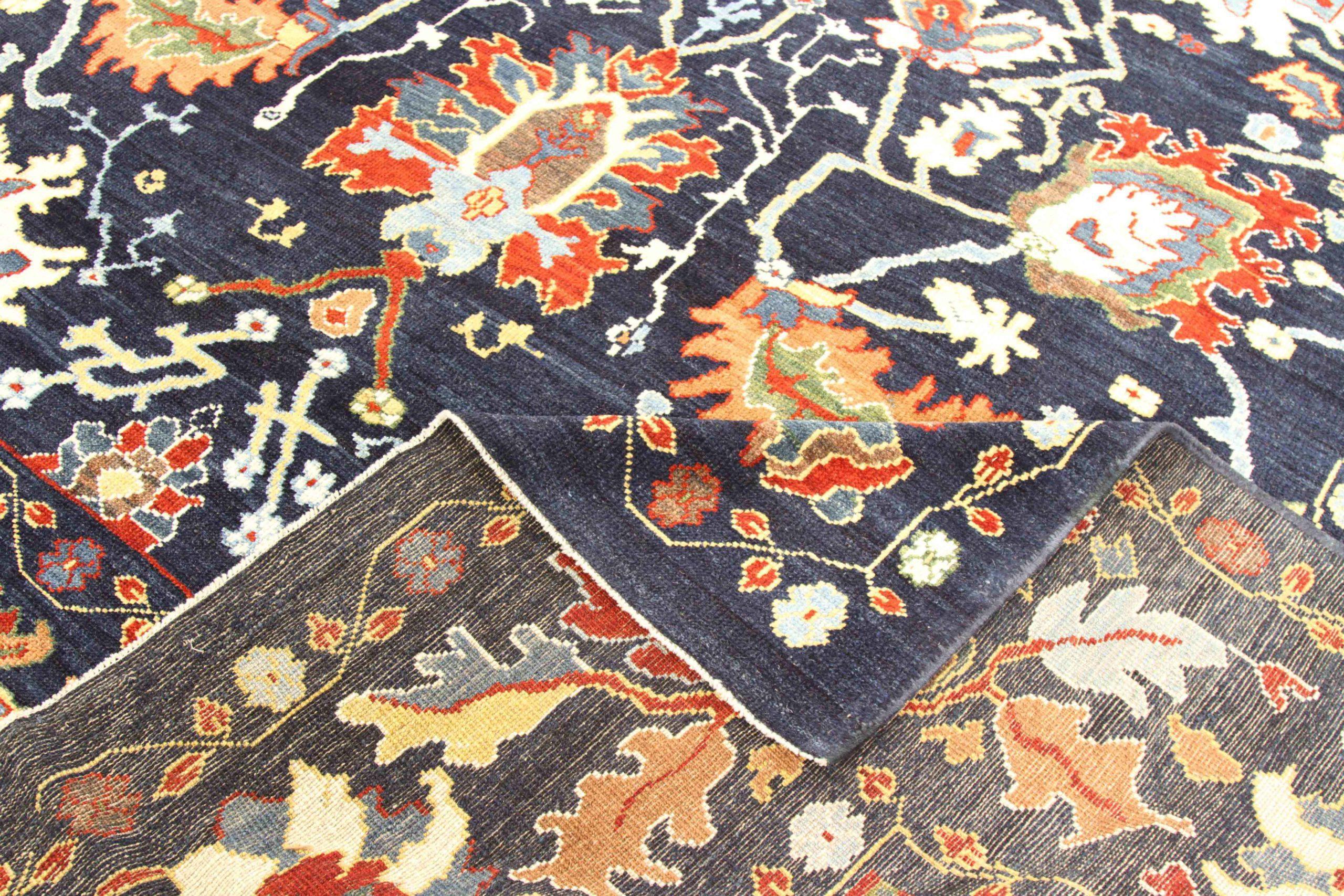 Persian Oushak Area Rugs Circa 1990 - 66646 im Zustand „Hervorragend“ im Angebot in Dallas, TX