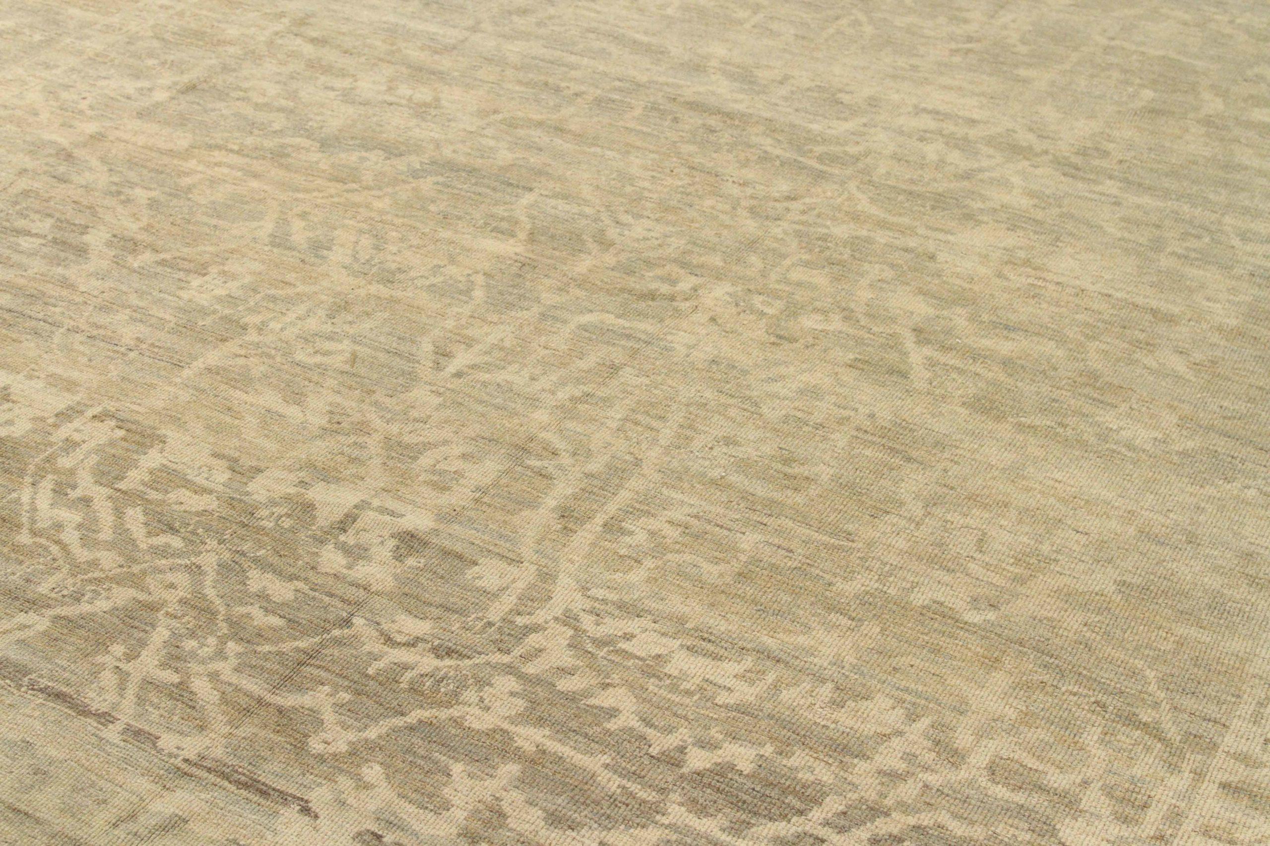 Asiatique Tapis persans Oushak vers 1990 - 67685 en vente