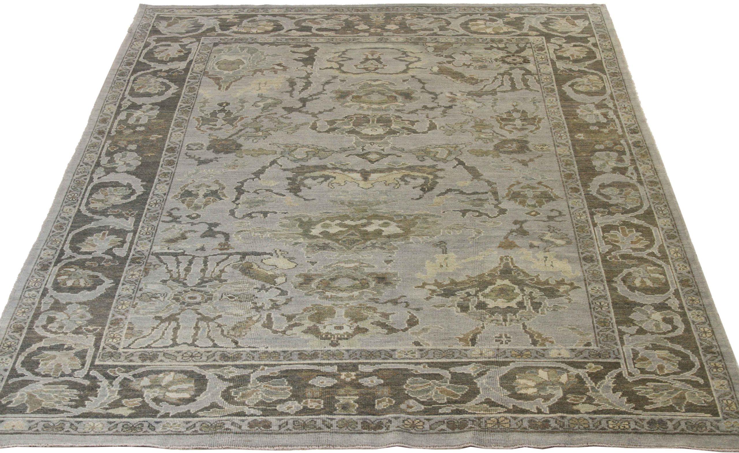 Discover the elegance of Persian Oushak featuring Area Rugs in Circa 1990. Designed with meticulous attention to detail, this exclusive design is perfect for enhancing your space.