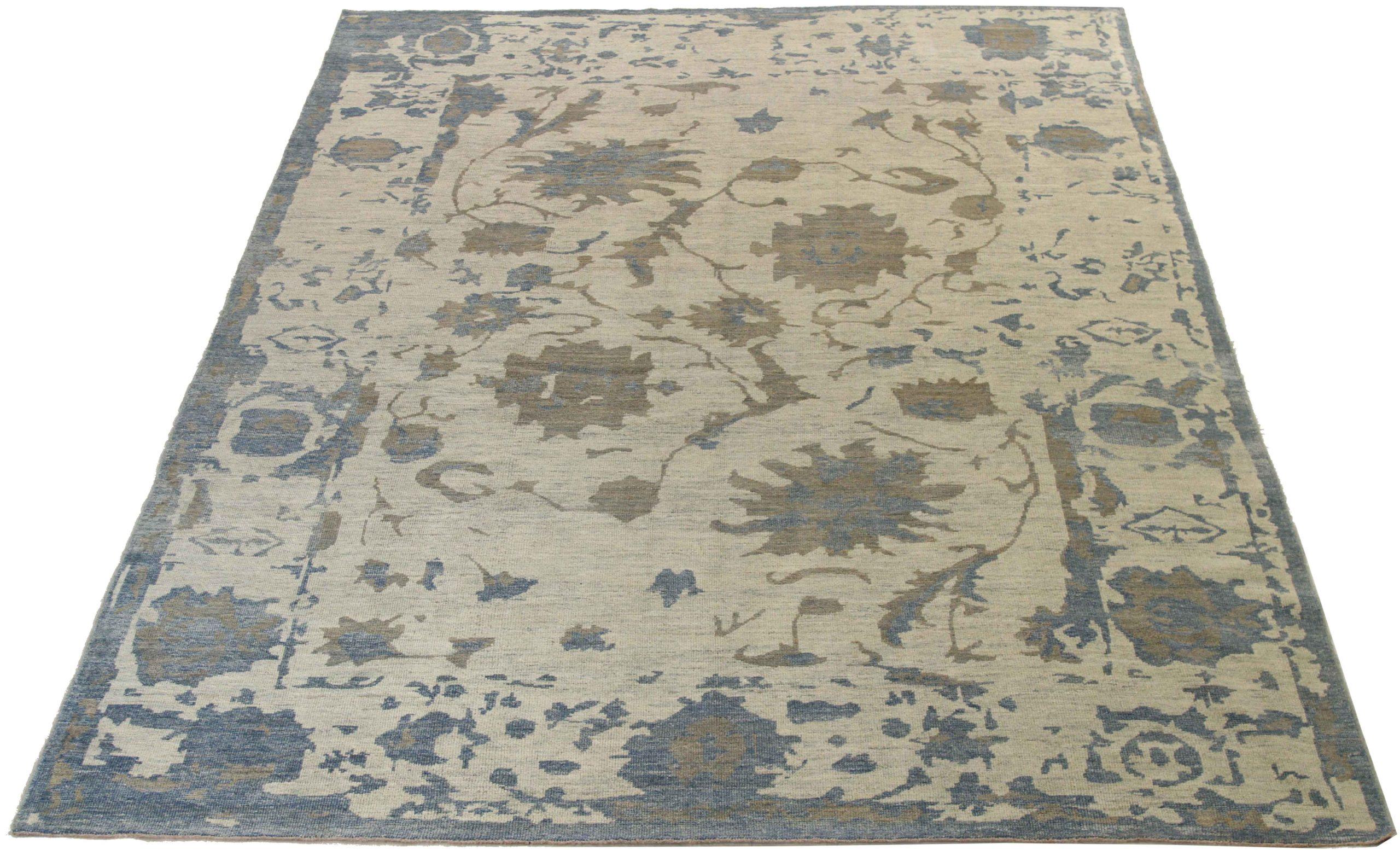 Discover the elegance of Persian Oushak featuring Area Rugs in Circa 1990. Designed with meticulous attention to detail, this exclusive design is perfect for enhancing your space.