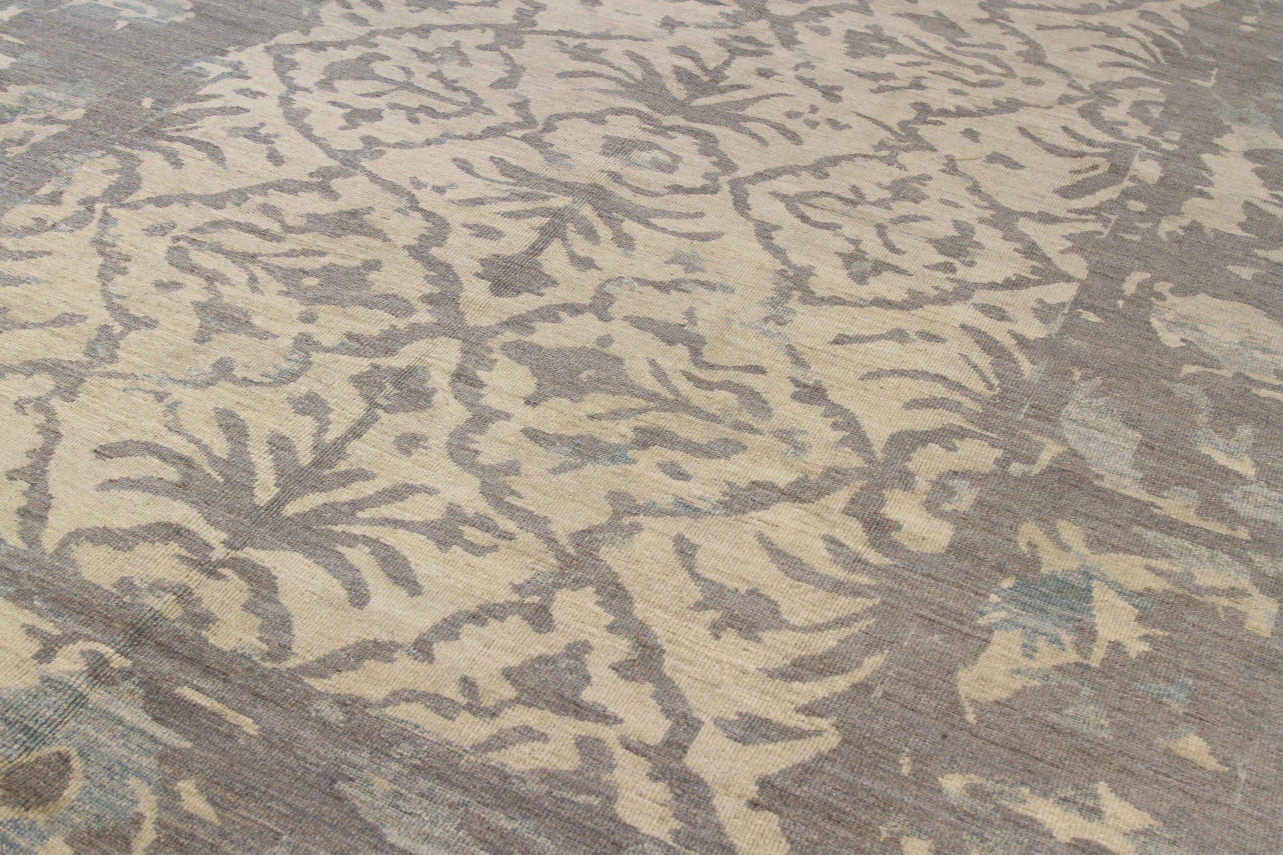 Asiatique Tapis persans Oushak vers 1990 - 68553 en vente