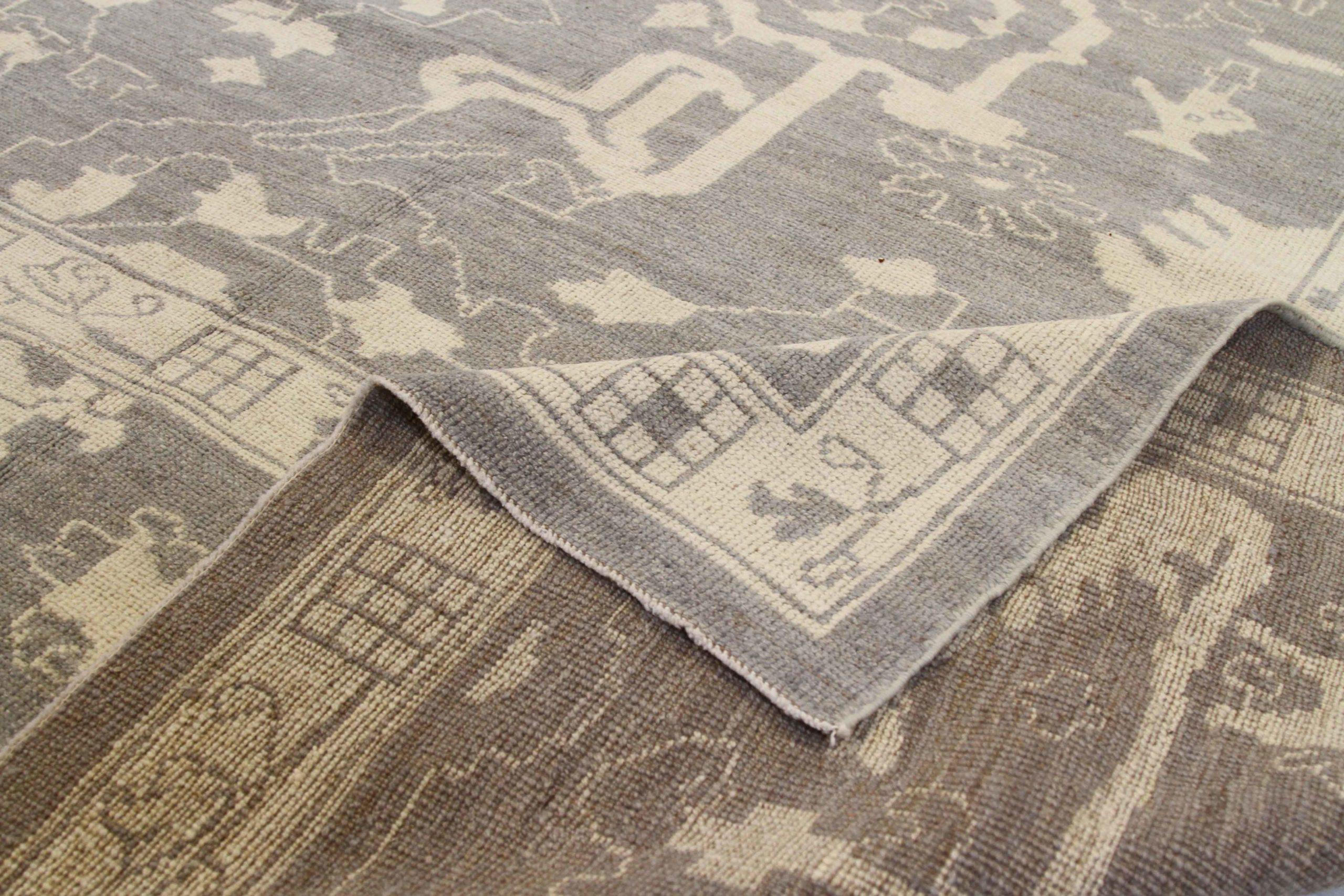 Alfombras Persas Oushak Circa 1990 - 68589 en Excelente estado para la venta en Dallas, TX