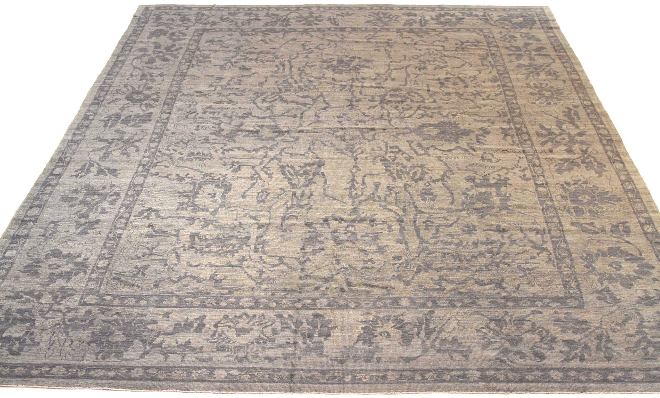 Discover the elegance of Persian Oushak featuring Area Rugs in Circa 1990. Designed with meticulous attention to detail, this exclusive design is perfect for enhancing your space.