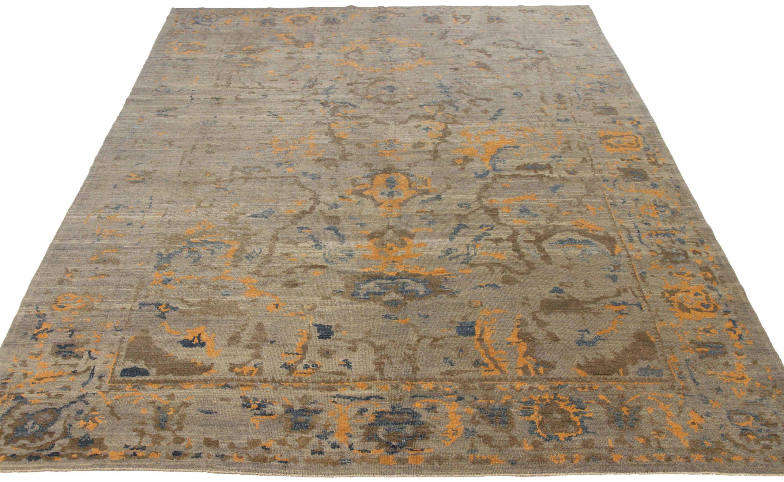Discover the elegance of Persian Oushak featuring Area Rugs in Circa 1990. Designed with meticulous attention to detail, this exclusive design is perfect for enhancing your space.