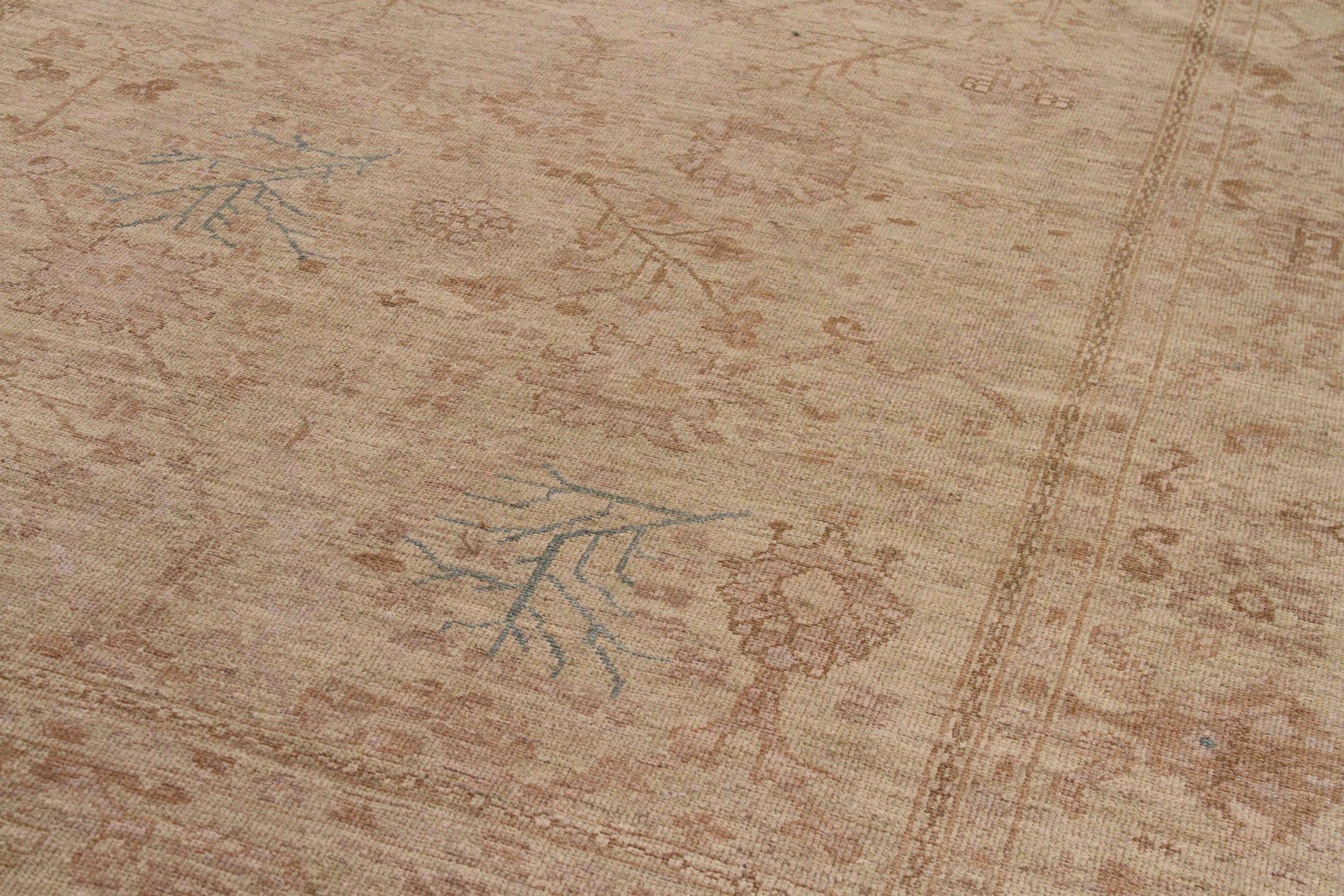 Asiatique Tapis persans Oushak vers 1990 - 69136 en vente
