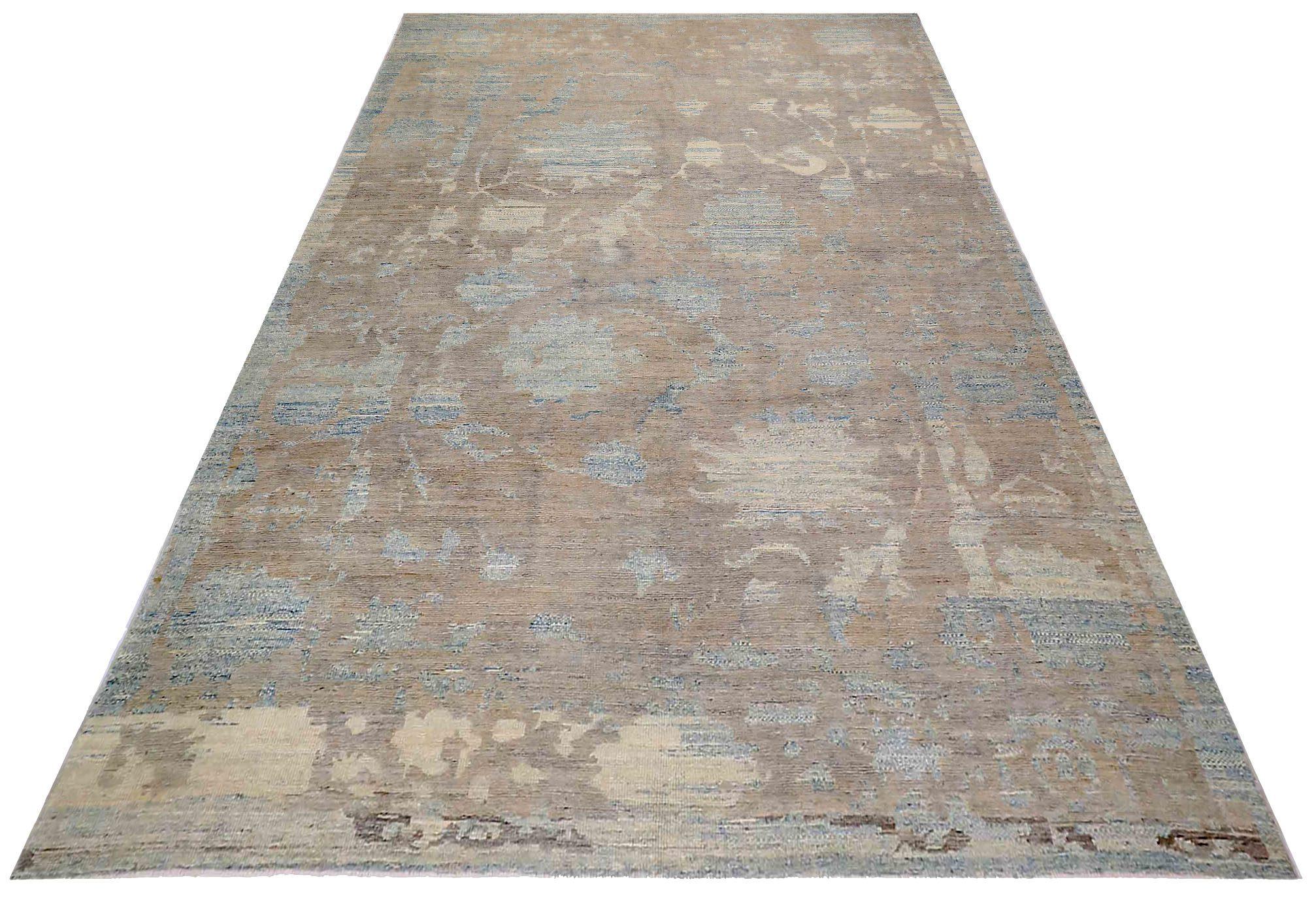 Discover the elegance of Persian Oushak featuring Area Rugs in Circa 1990. Designed with Wool and BlueBrownIvory, this exclusive design is perfect for enhancing your space.