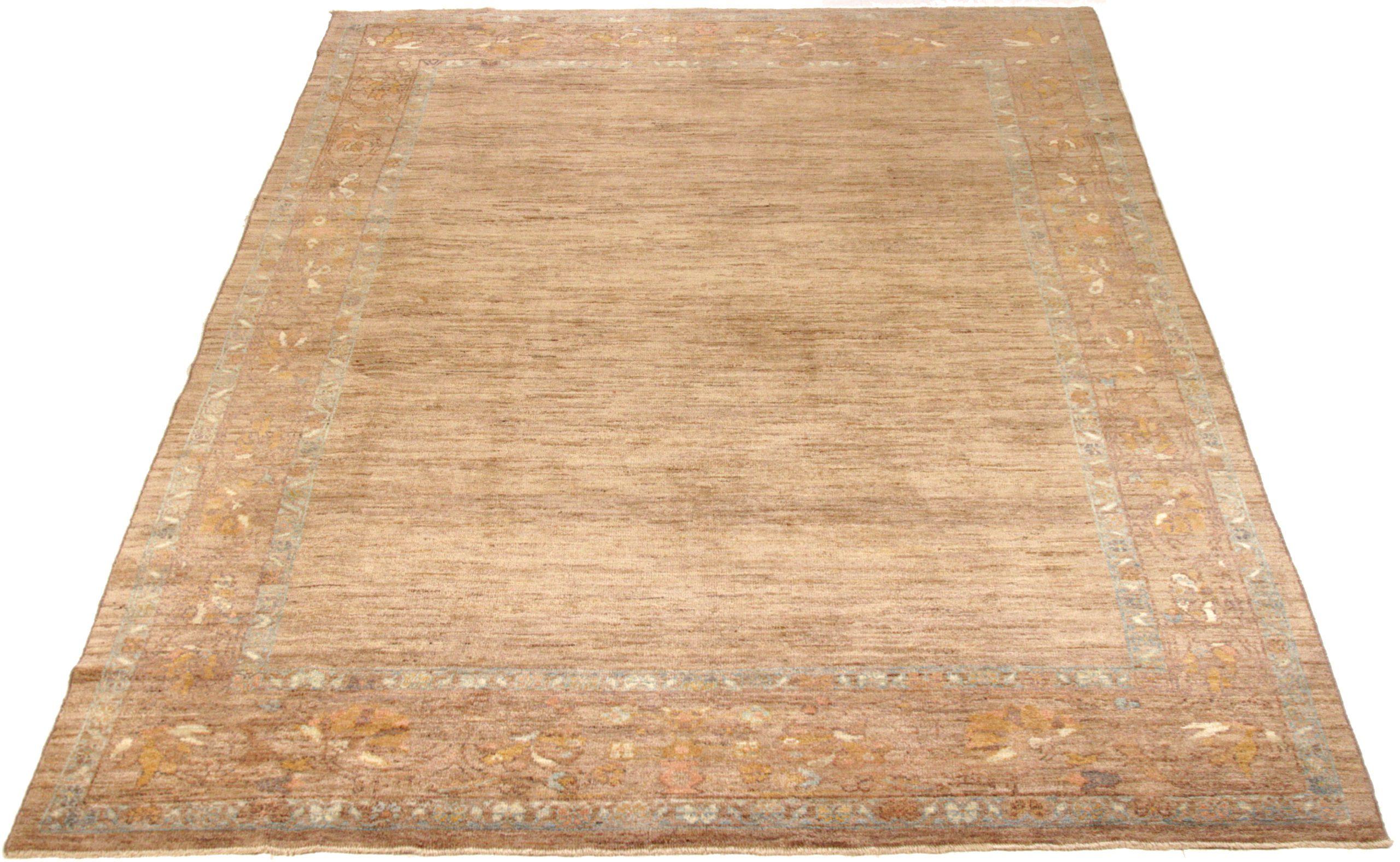 Discover the elegance of Persian Oushak featuring Area Rugs in Circa 1990. Designed with Wool and BrownIvoryYellow, this exclusive design is perfect for enhancing your space.