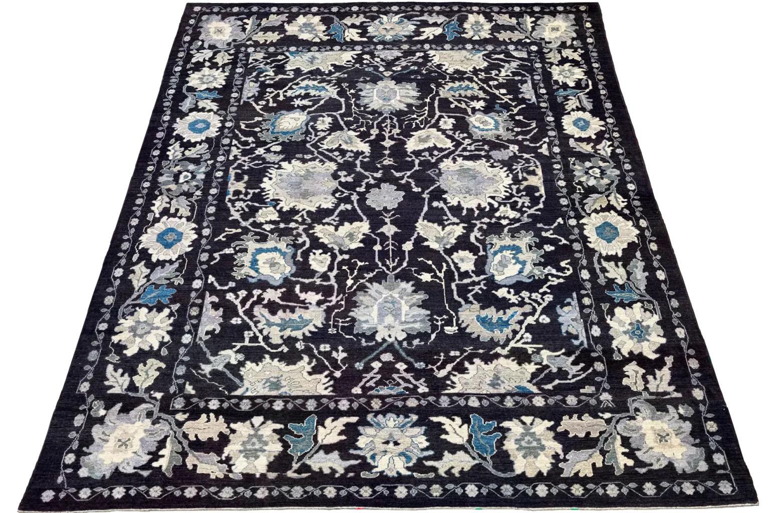 Tessuto a mano Tappeti Oushak Circa 1990 - 69178 in vendita