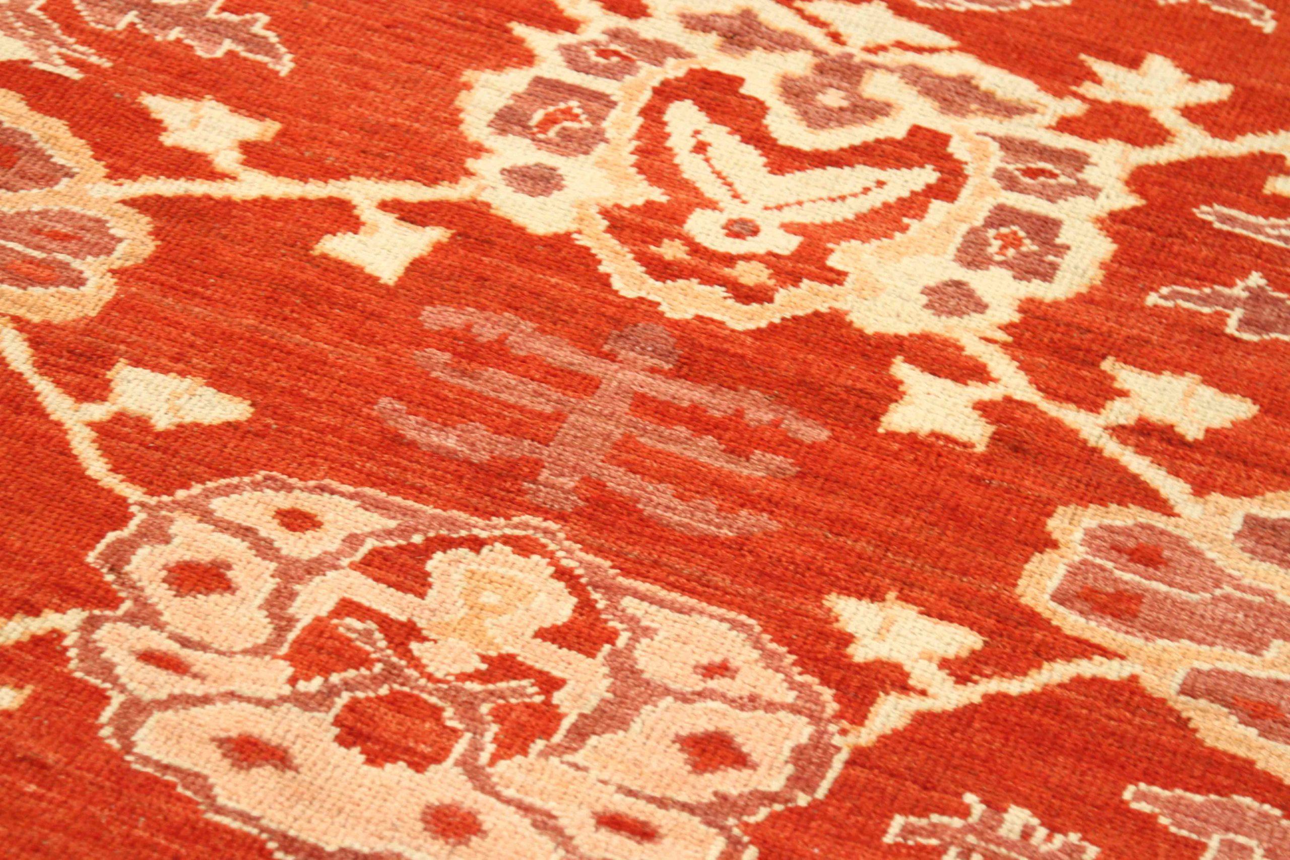Asian Persian Oushak Circa 1990 - 70103 For Sale