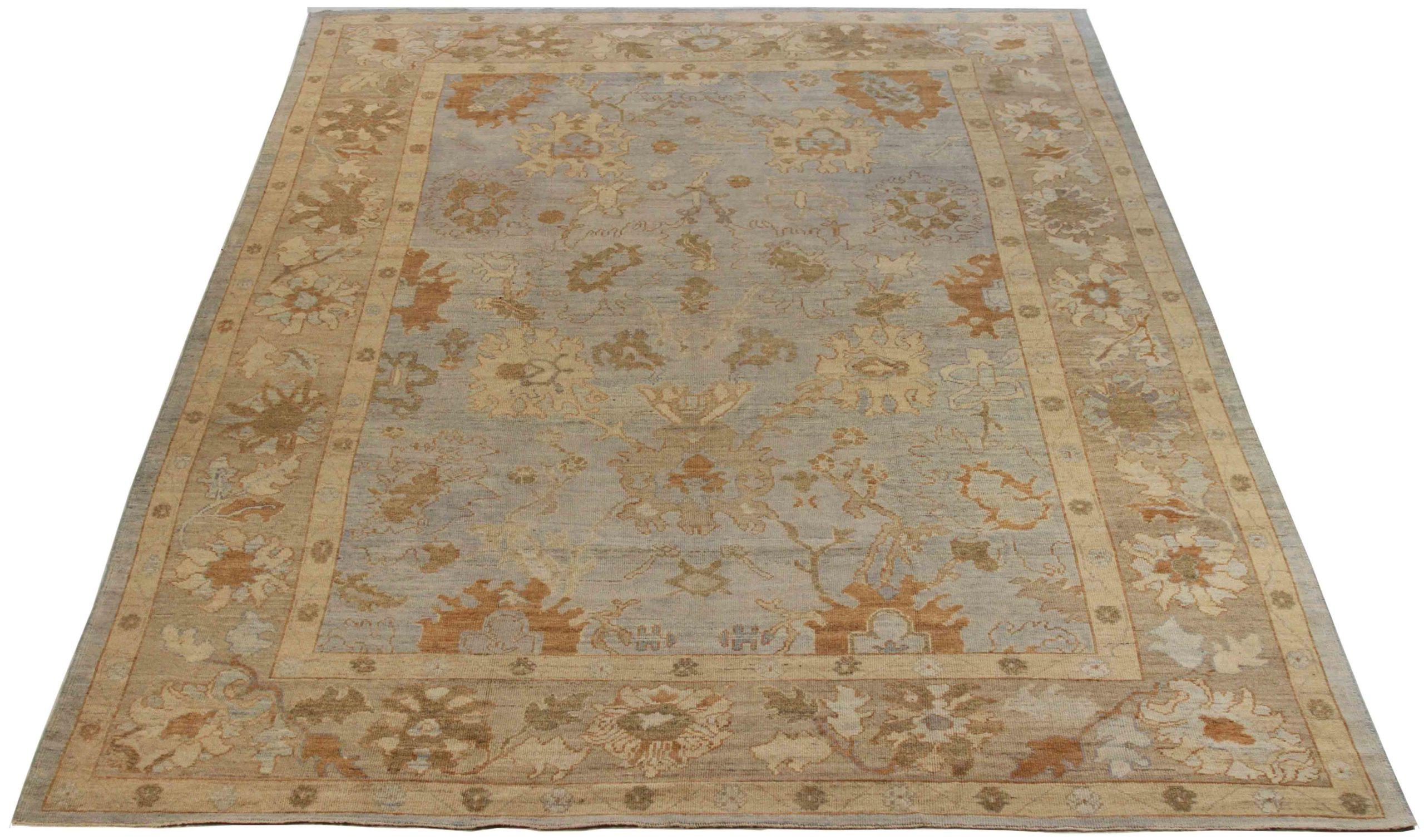 Discover the elegance of Persian Oushak featuring beautiful craftsmanship in Circa 1990. Designed with meticulous attention to detail, this exclusive design is perfect for enhancing your space.