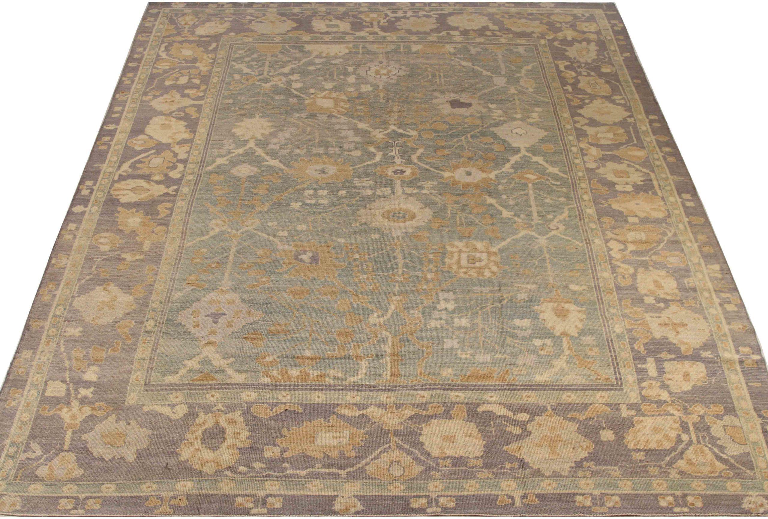 Descubre la elegancia del Oushak persa con su bella artesanía. Diseñado con meticulosa atención al detalle, este diseño exclusivo es perfecto para realzar tu espacio.