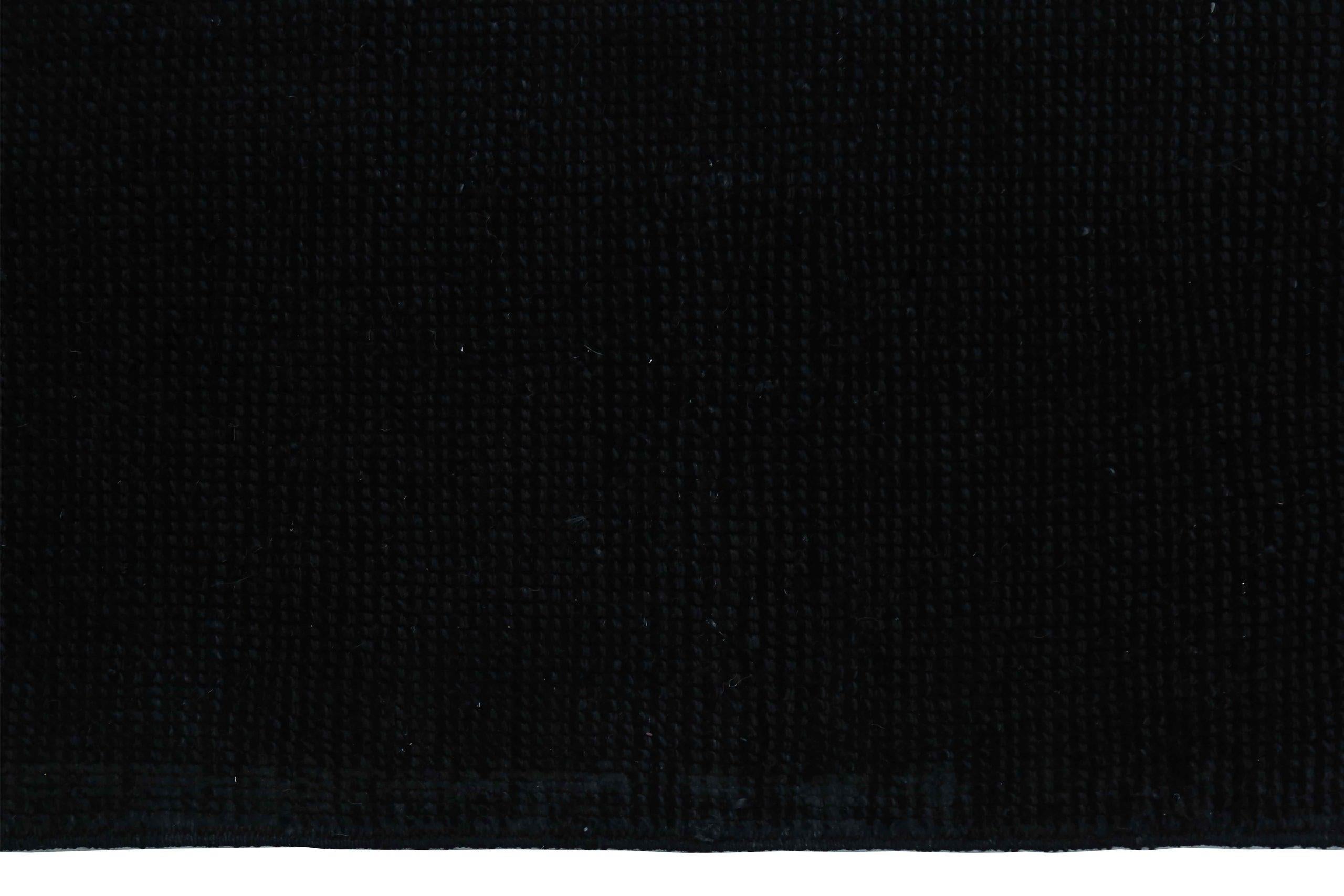Alfombra Persa Oushak Circa 1990 - Lana Diseño Negro - 89070 Asiático en venta