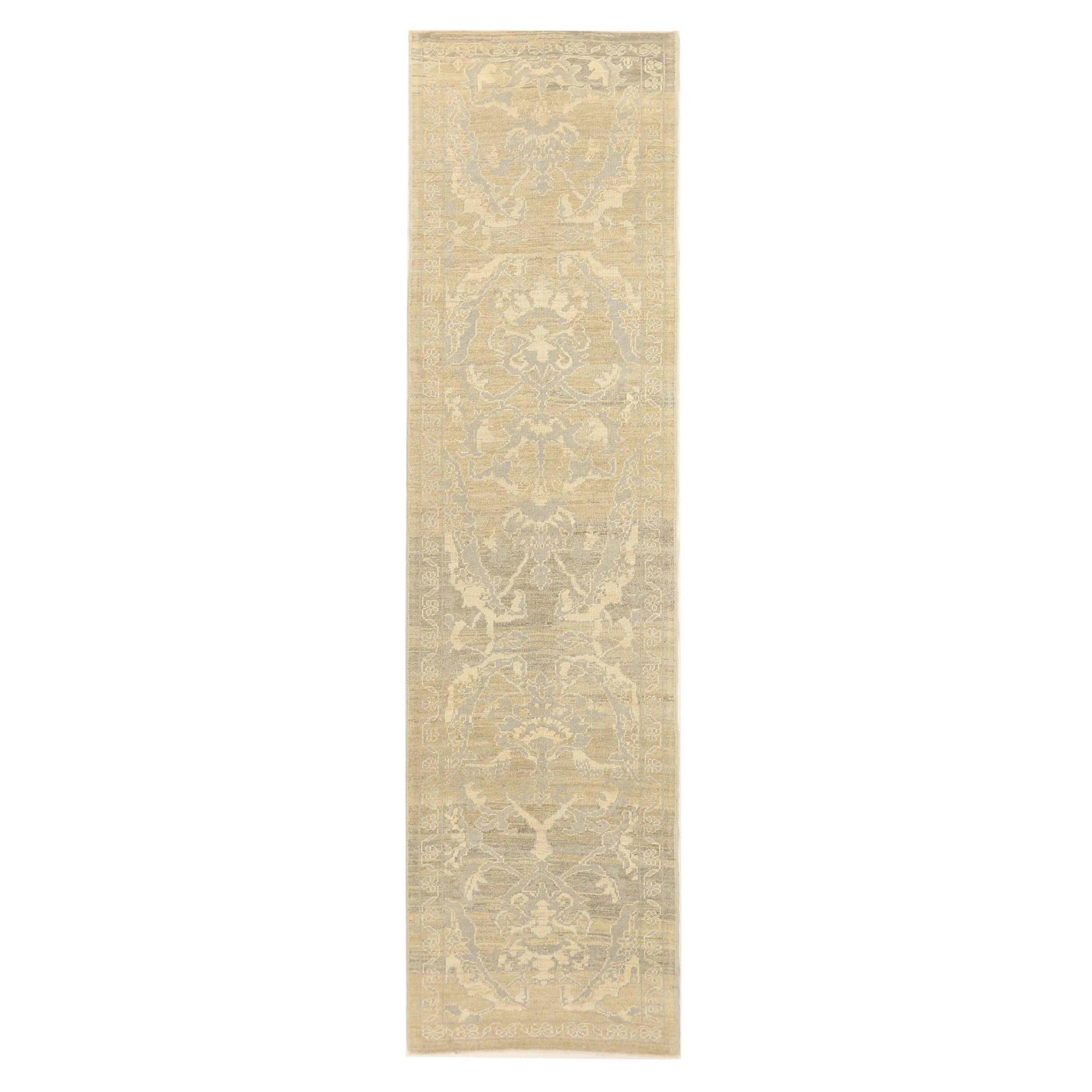 Tappeto Persiano Oushak Runner Circa 1990 - 67668