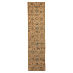 Persian Oushak Runner Rug Circa 1990 - 68052