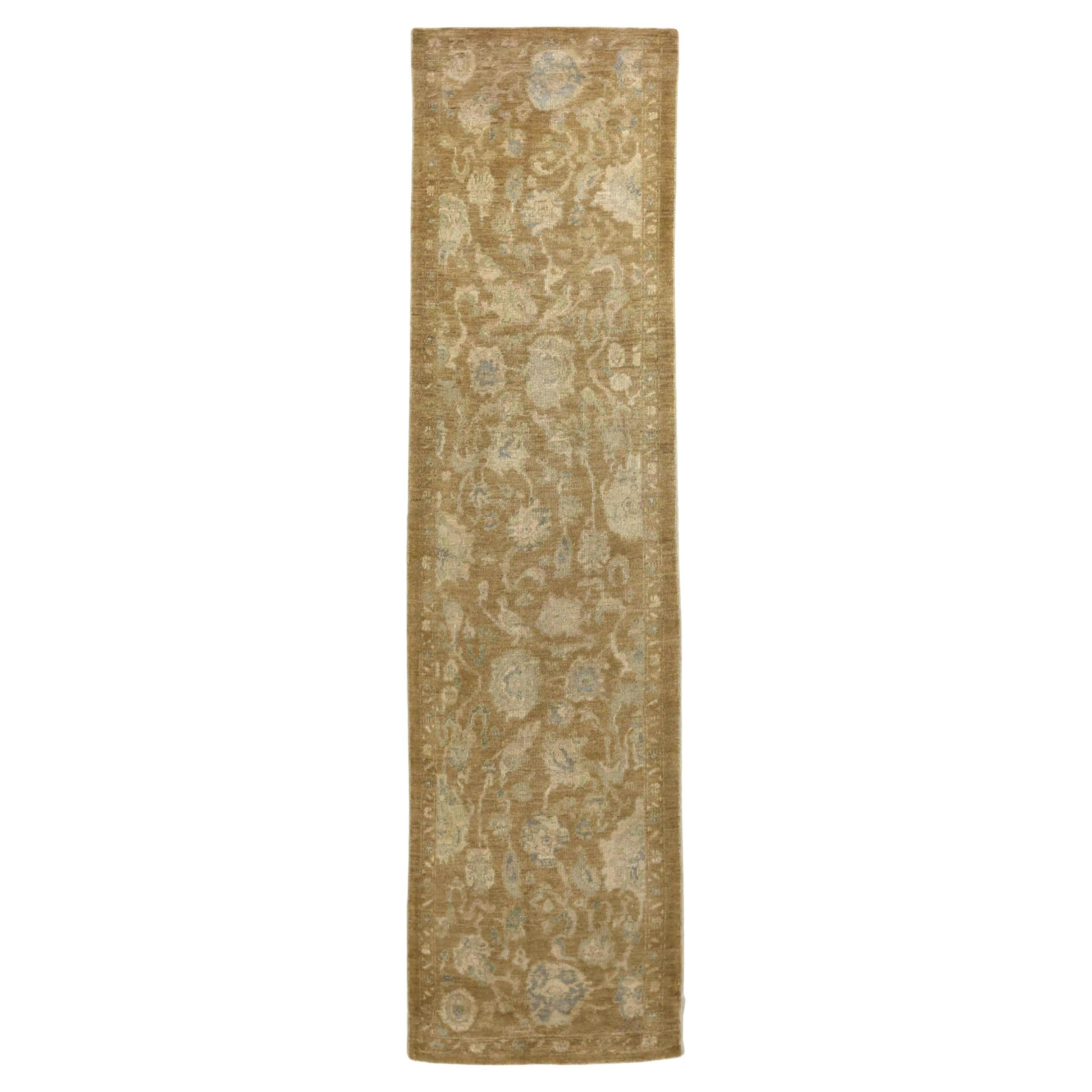 Tappeto Persiano Oushak Runner Circa 1990 - 68403