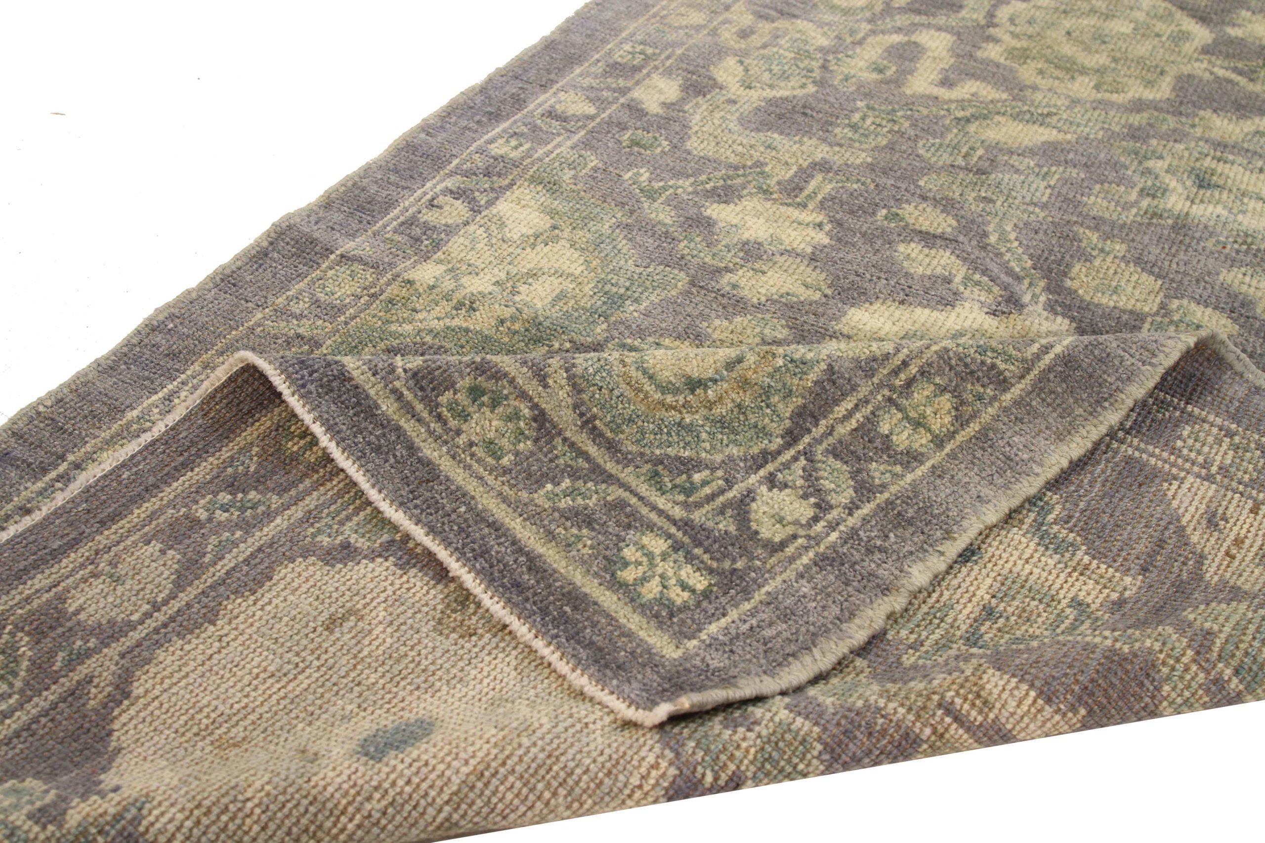 Persischer Oushak-Läufer Circa 1990 - 68604 (Asiatisch) im Angebot
