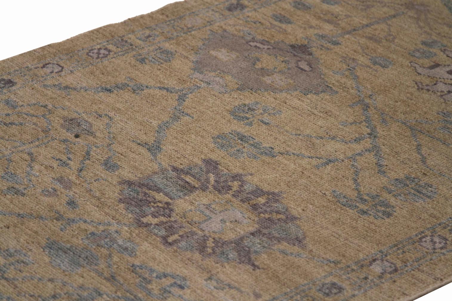 Asian Persian Oushak Runner Rug Circa 1990 - 69160 For Sale