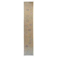 Persian Oushak Runner Rug Circa 1990 - 69160