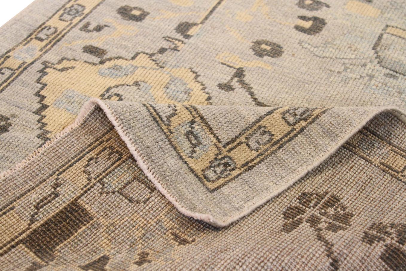 Persischer Oushak-Läufer - 68577 (Asiatisch) im Angebot