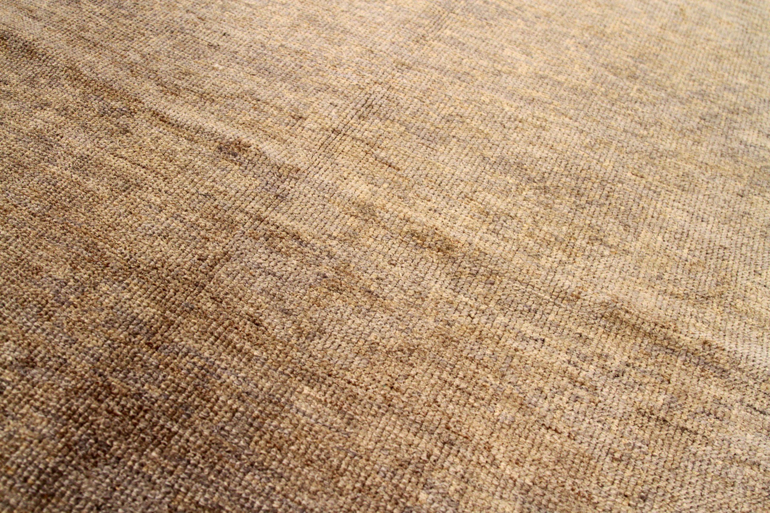 Persischer Oushak Kleiner Teppich CIRCA 1990 - Wolle Brown Design - 88154 (Asiatisch) im Angebot