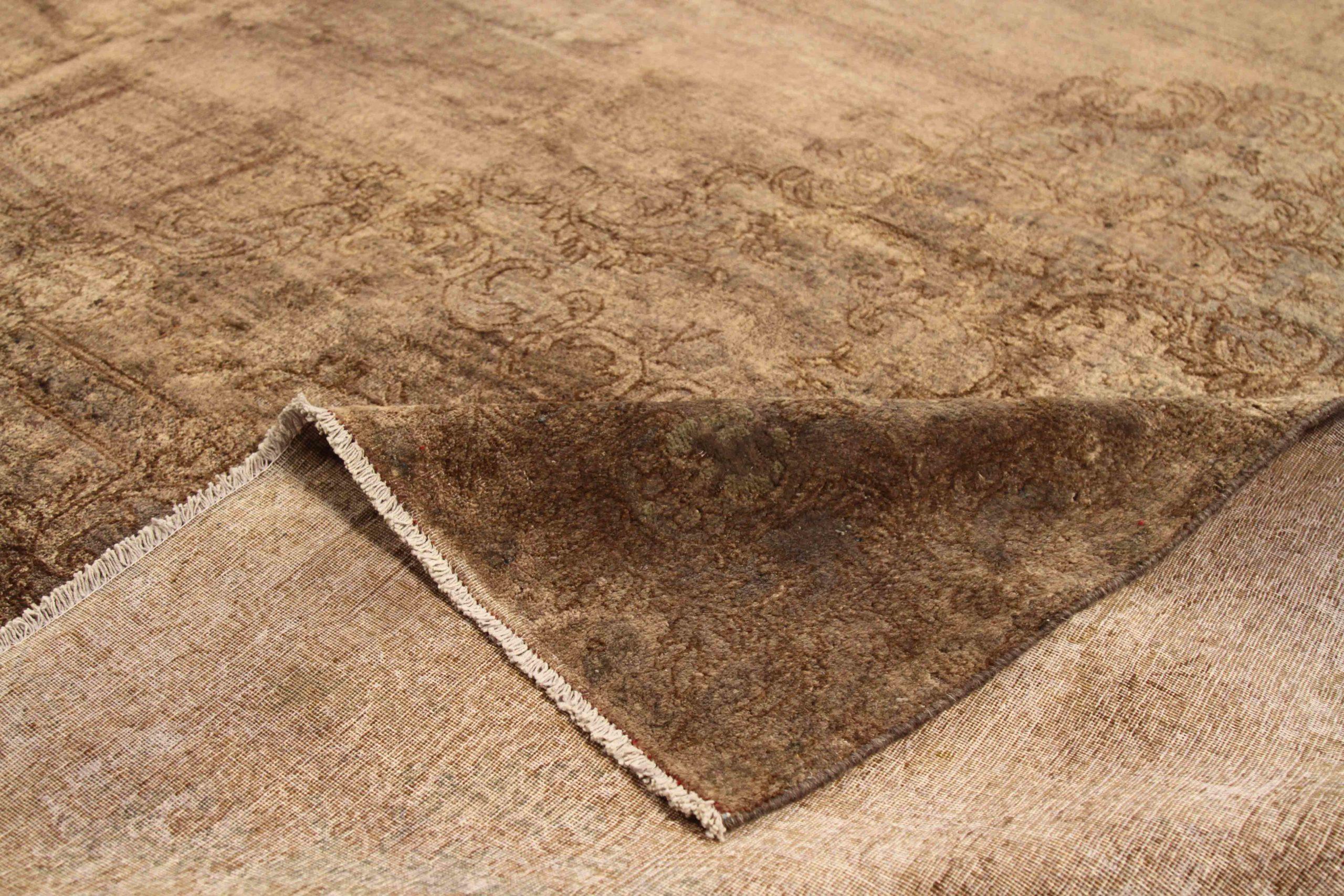 Persische Overdye Area Teppiche CIRCA 1910 - Wolle Brown 70690 im Zustand „Hervorragend“ im Angebot in Dallas, TX