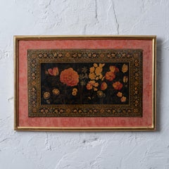 Persian Paint Lacquered Book Cover, 19th Century