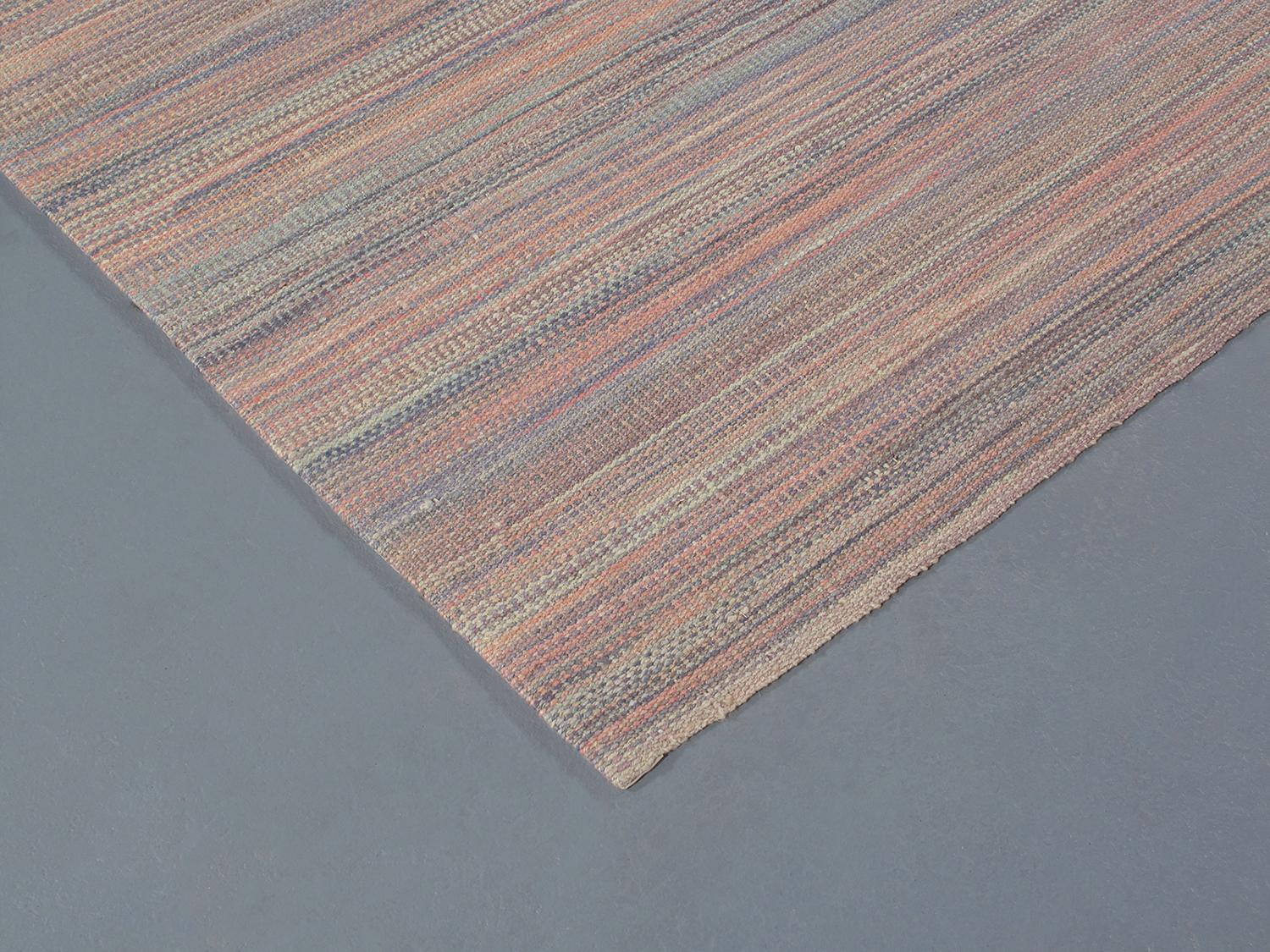 Persian Pelas Handwoven Flatweave Multicolored Rug In New Condition For Sale In New York, NY