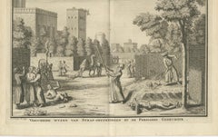 Persian Punishments – 18th-Century Engraving of Judicial Practices, by Philips