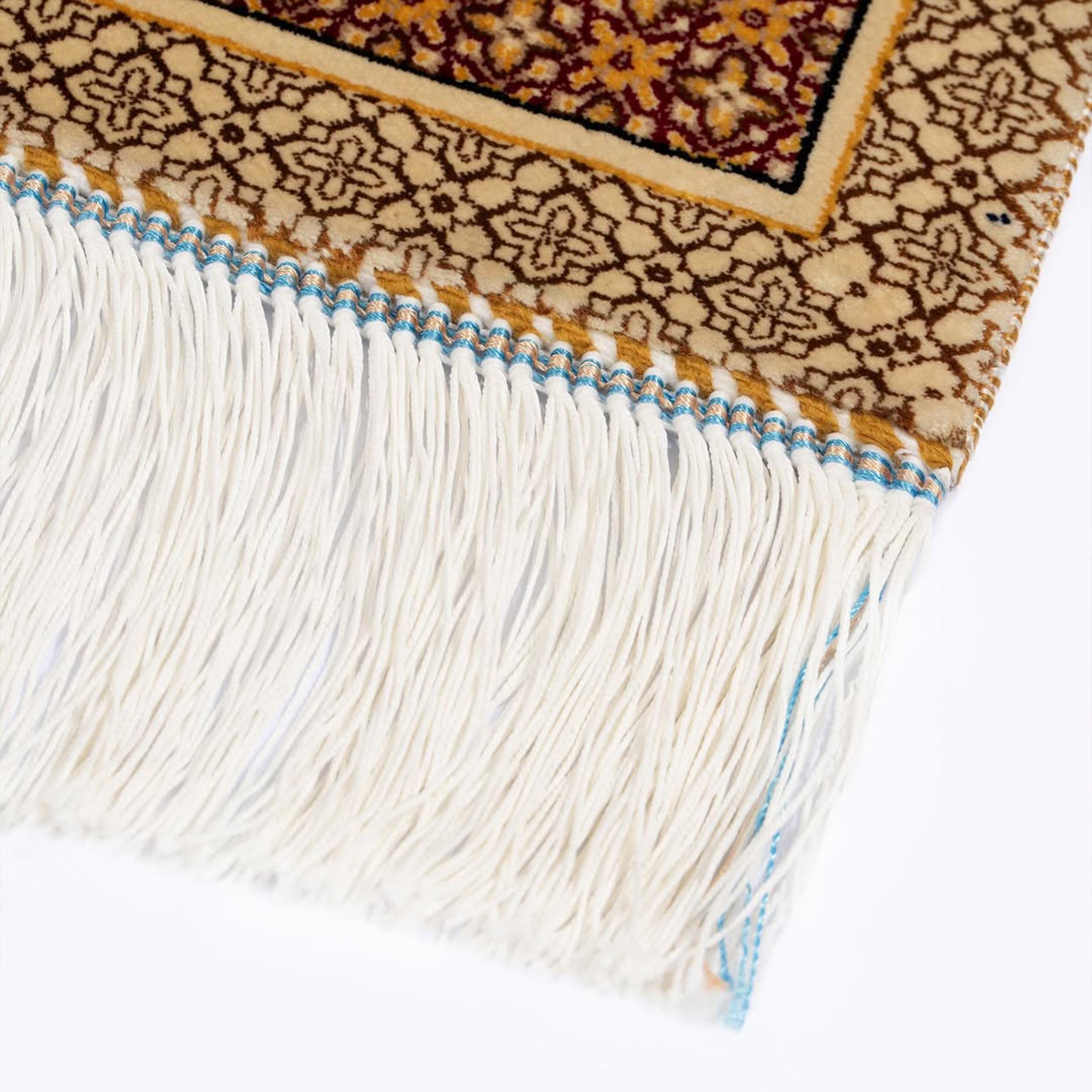 Contemporary Persian Pure Silk Rug, UK Made, 0059 For Sale