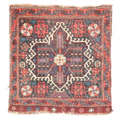 Antike persische Qashqai-Taschentasche aus dem 19. Jahrhundert