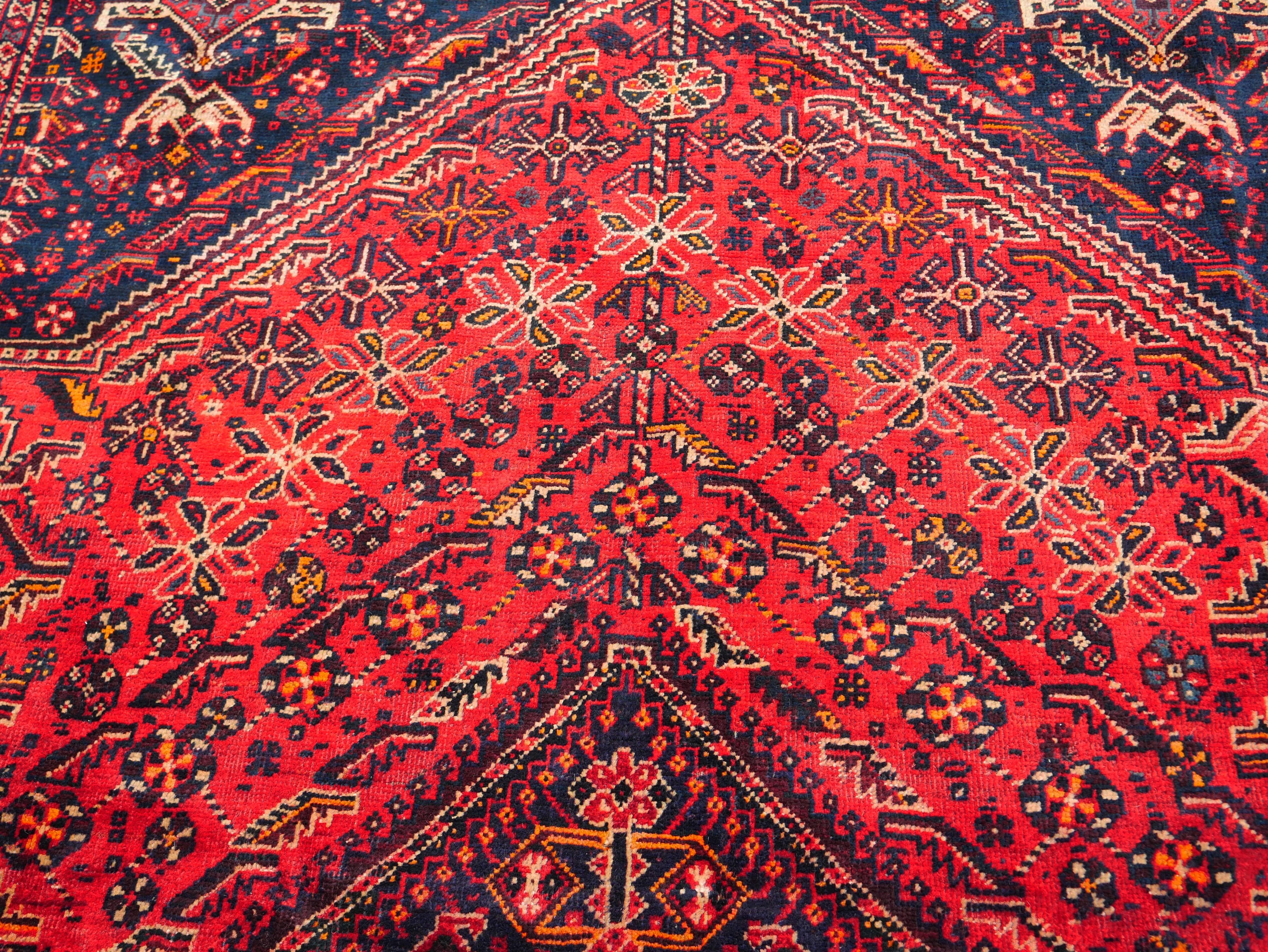 20th Century Persian Qasqai Shiraz Rug For Sale