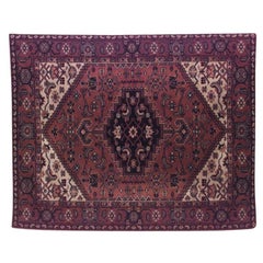 Persian Red Velvet Table Cover