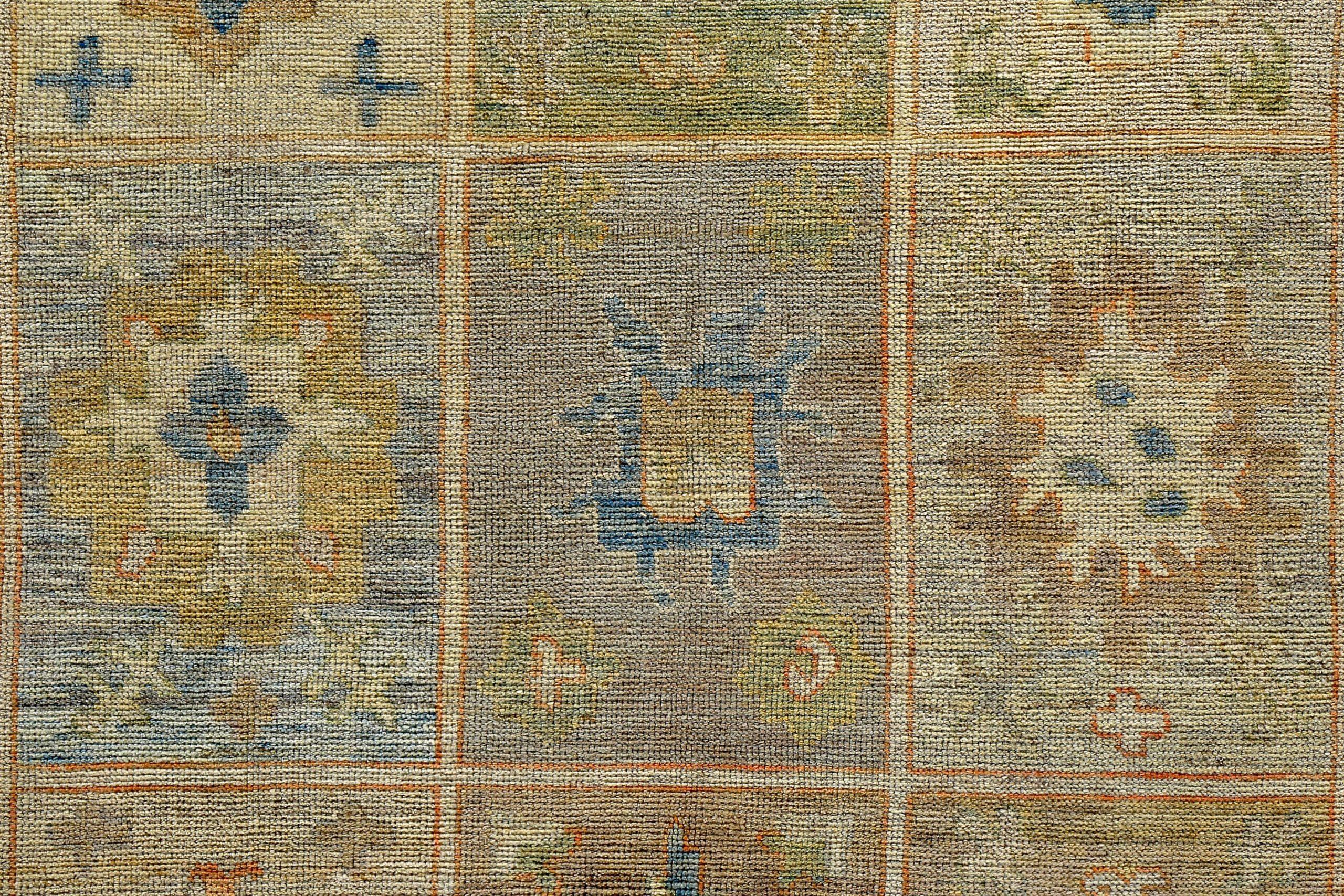 Asiatico Tappeti Persian Rose Collection'S Circa 1990 - Lana Blu Verde Avorio - 89532 in vendita