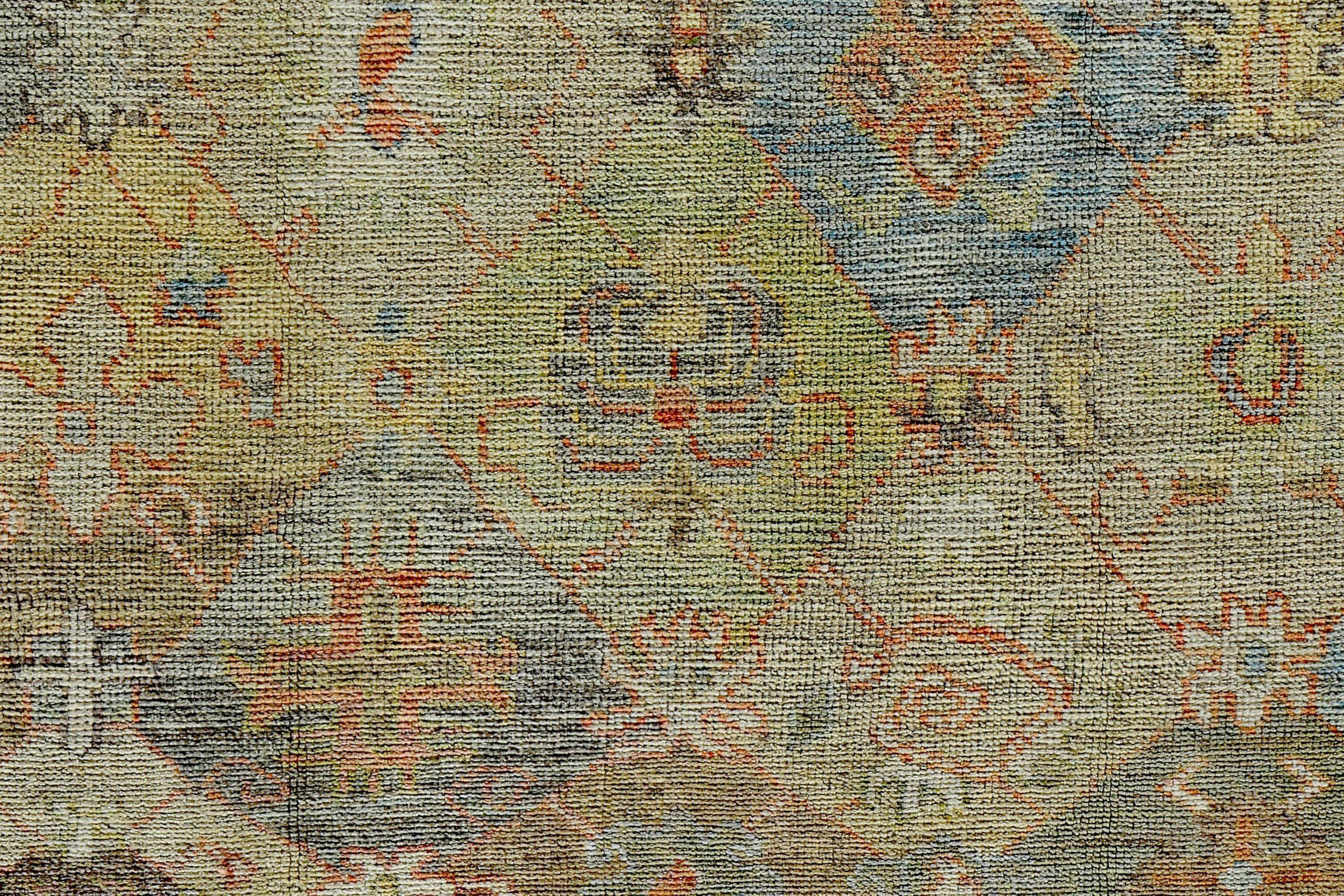 Asiatico Tappeti Persian Rose Collection'S Circa 1990 - Lana Blu Verde Avorio - 89543 in vendita