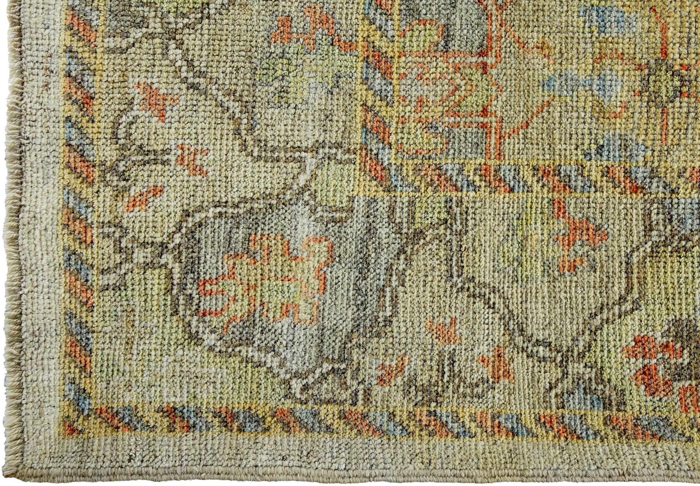 XX secolo Tappeti Persian Rose Collection'S Circa 1990 - Lana Blu Verde Avorio - 89543 in vendita