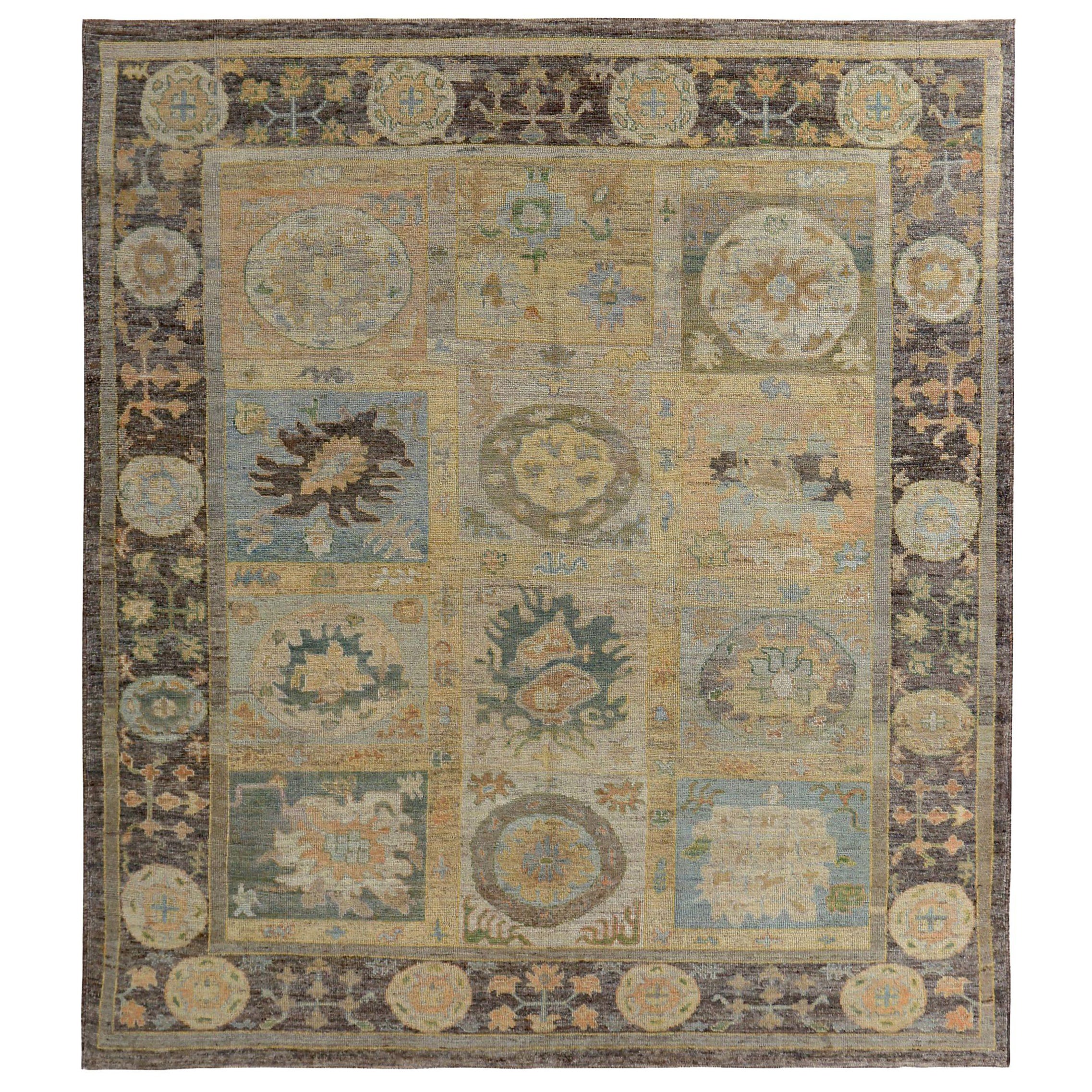 Tappeti Persian Rose Collection'S Circa 1990 - Lana Blu Verde Giallo - 89569